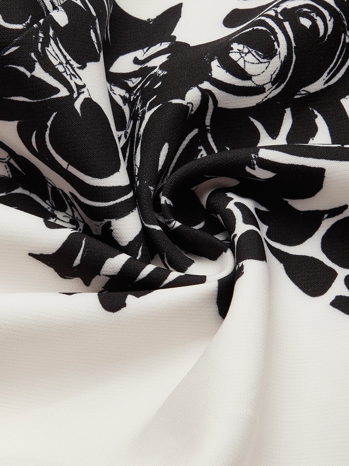 Casual Printed Asymmetrical Off-Shoulder Jumpsuit