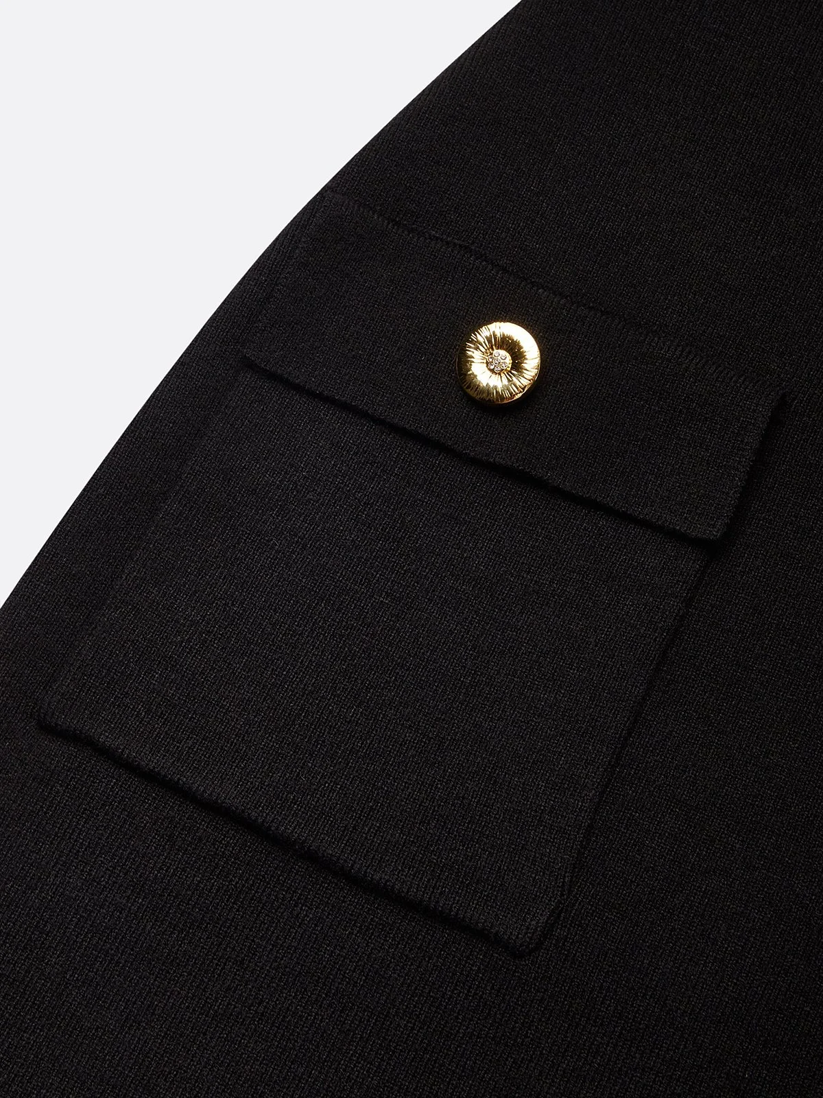 Urban Plain Zipper Crew Neck Sweater Midi Dress