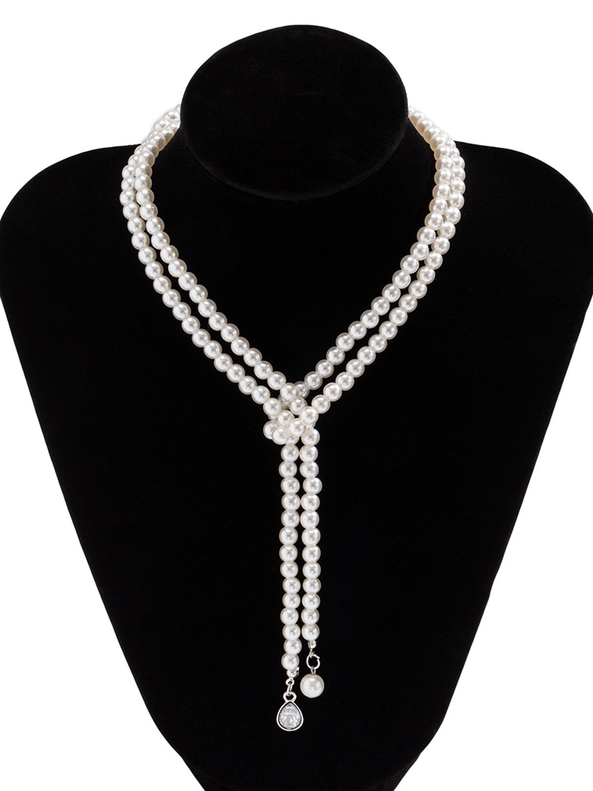 Vintage Trend Pearl Tassel Necklace | stylewe
