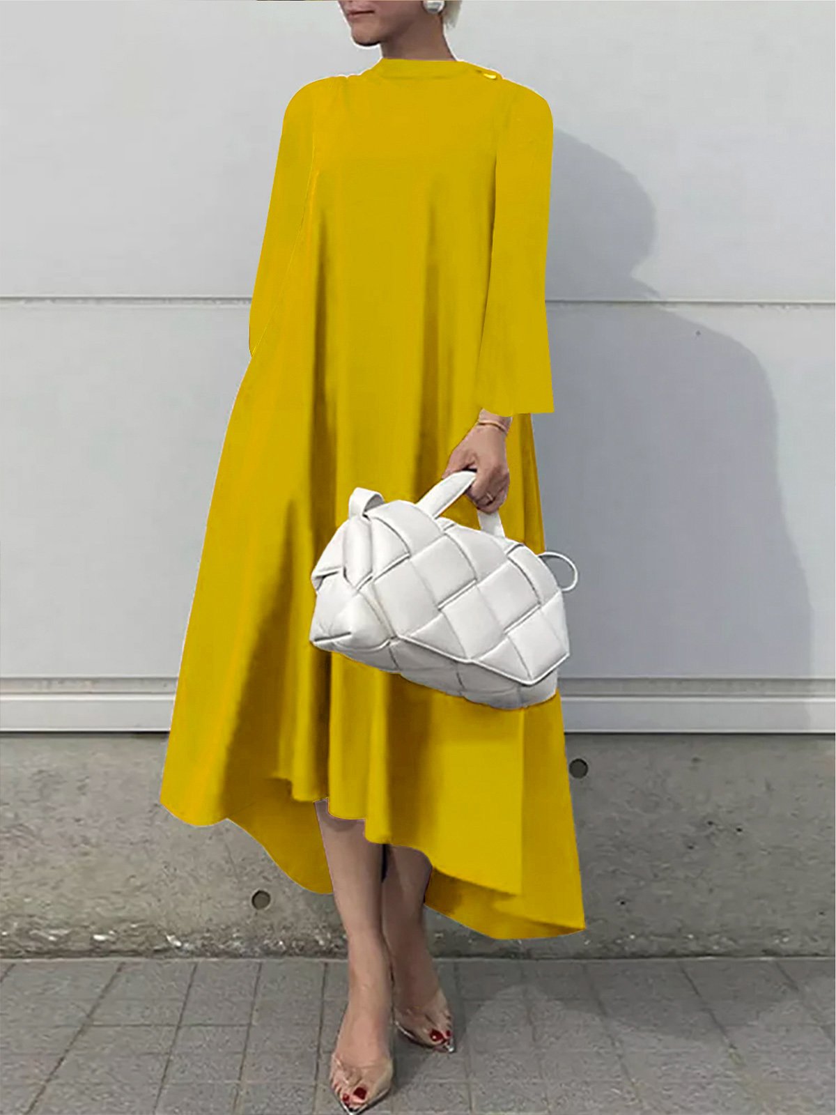 plain-long-sleeve-stand-collar-simple-regular-fit-dress-stylewe