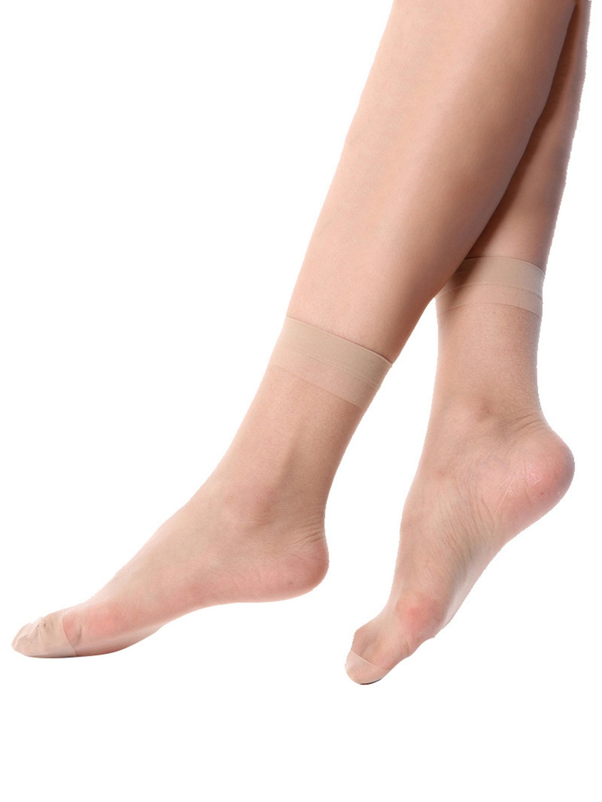 1 pair Women Minimalist Silk socks