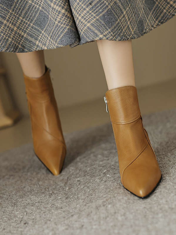 Plain Autumn Simple Fashion Boots