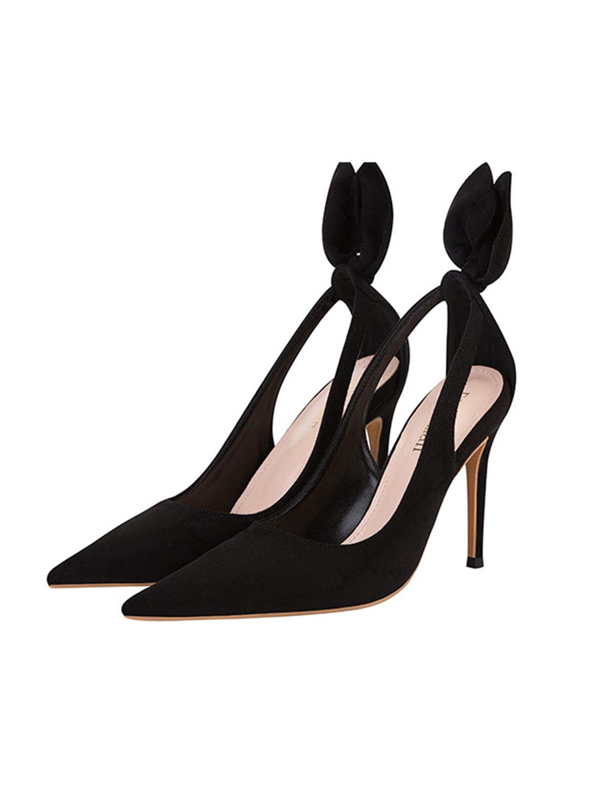 Fashion Bowknot Hollow Out Stiletto Heel Pumps