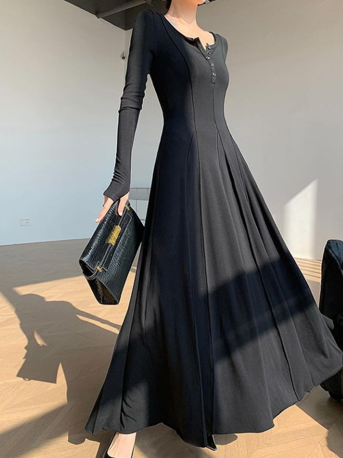 Elegant Jersey Dress