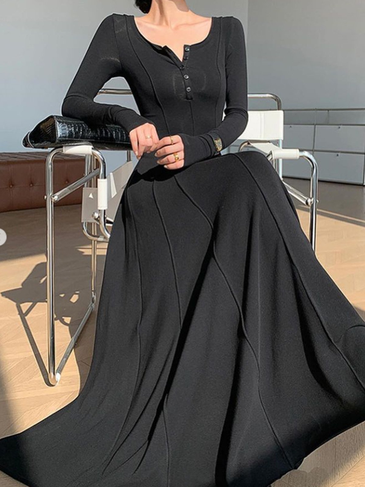 Elegant Jersey Dress