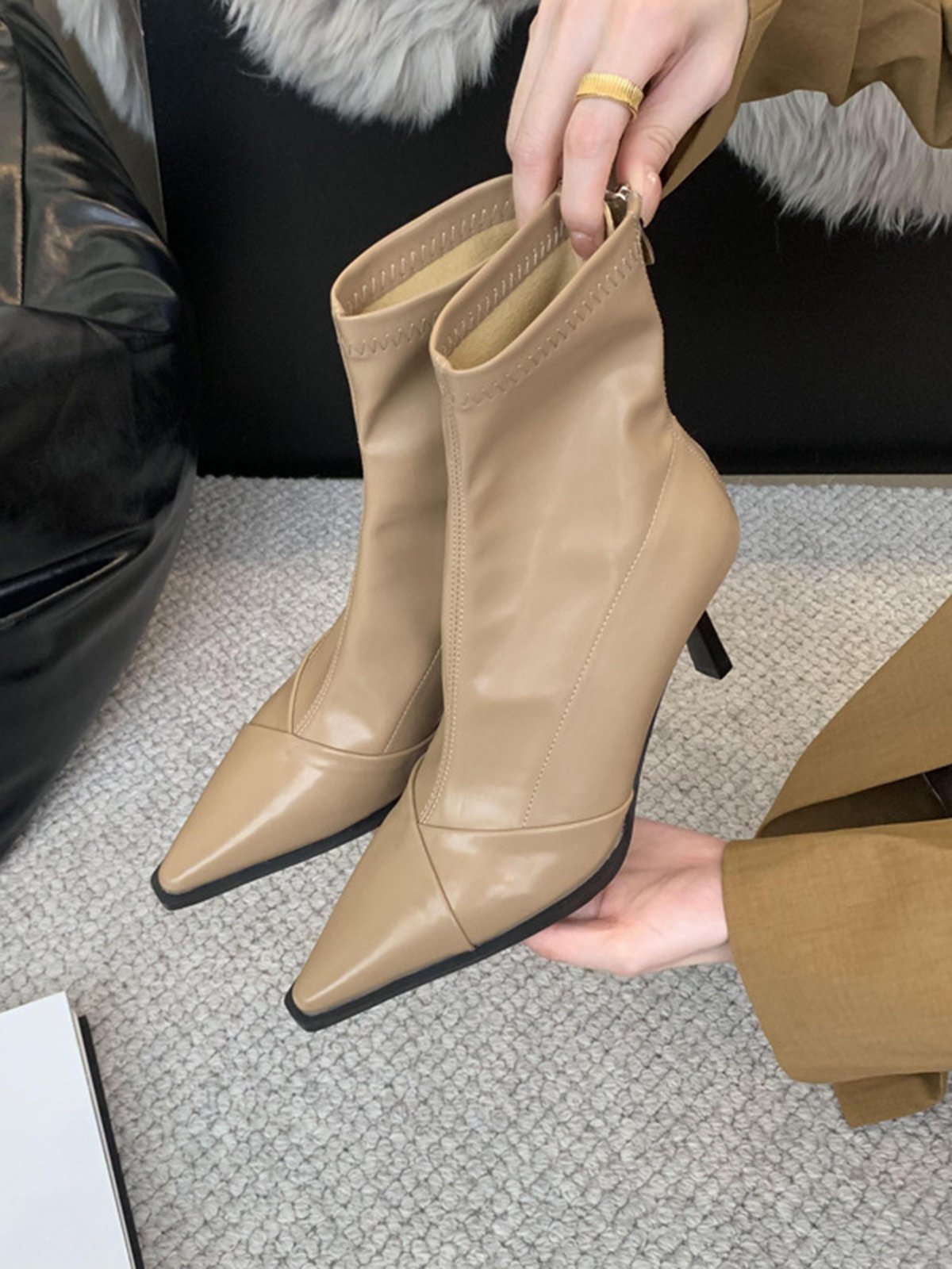 Women Minimalist Stiletto Heel Fashion Boots