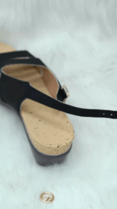 Boho Beaded Decor Block Heel Ankle Strap Sandals