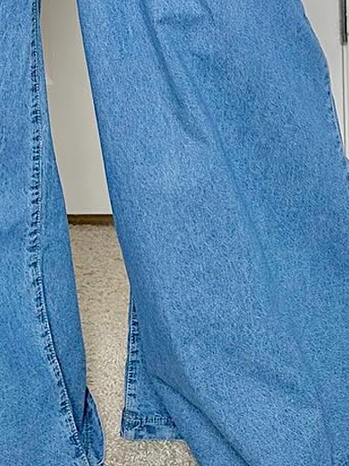 Plain Casual Regular Fit Denim Jeans