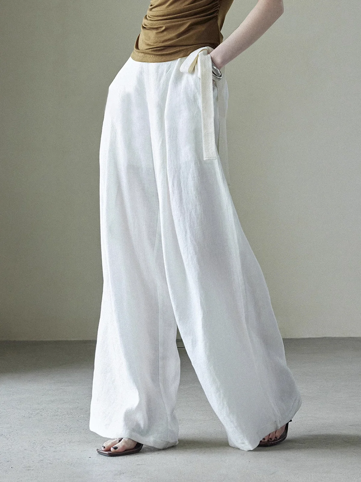 Daily Regular Fit Bow Casual Fashion Pants
