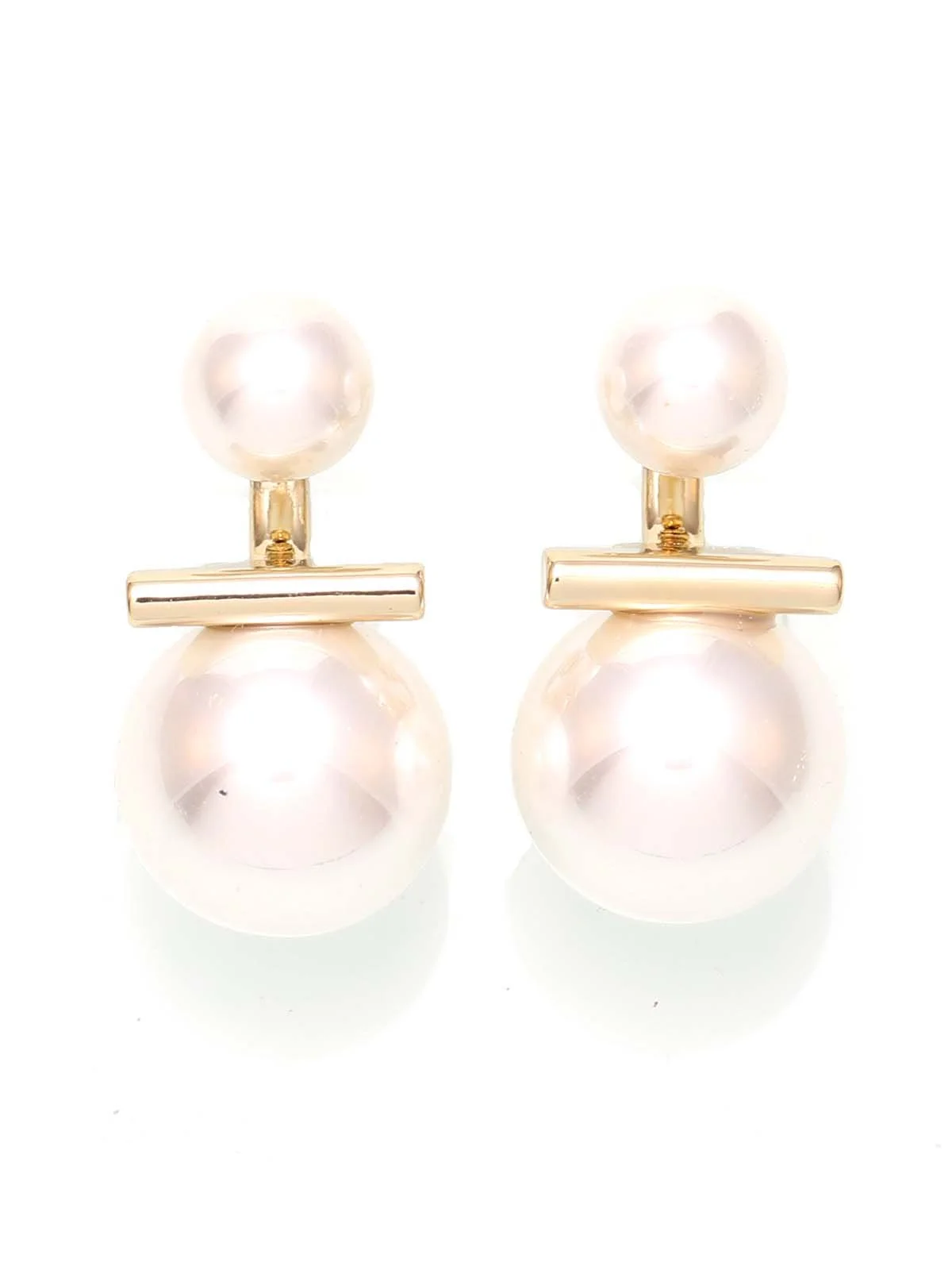 1pair Elegant Imitation Pearl Earrings