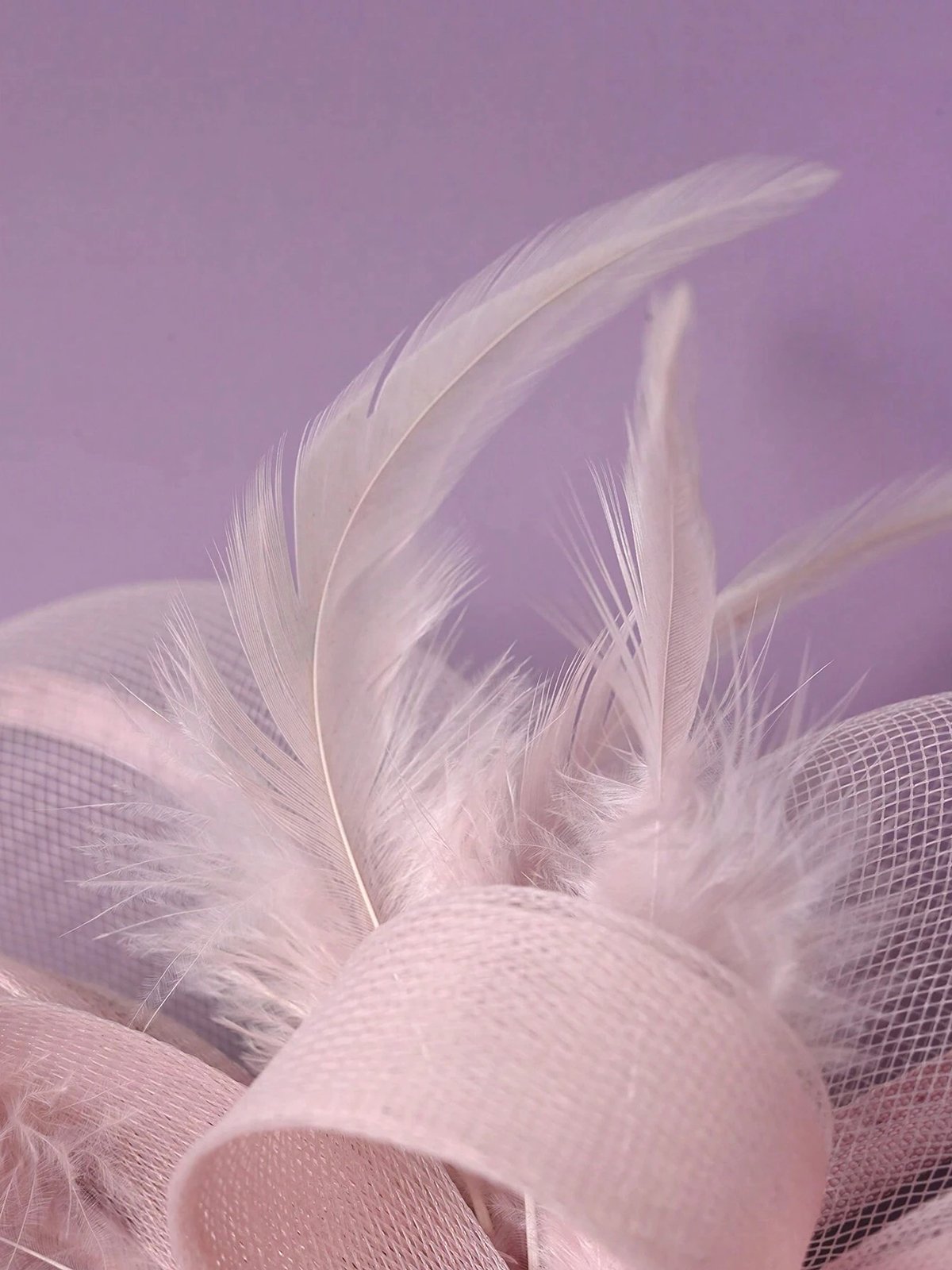 Elegant Applique Kentucky Derby Feather Fancy Hat