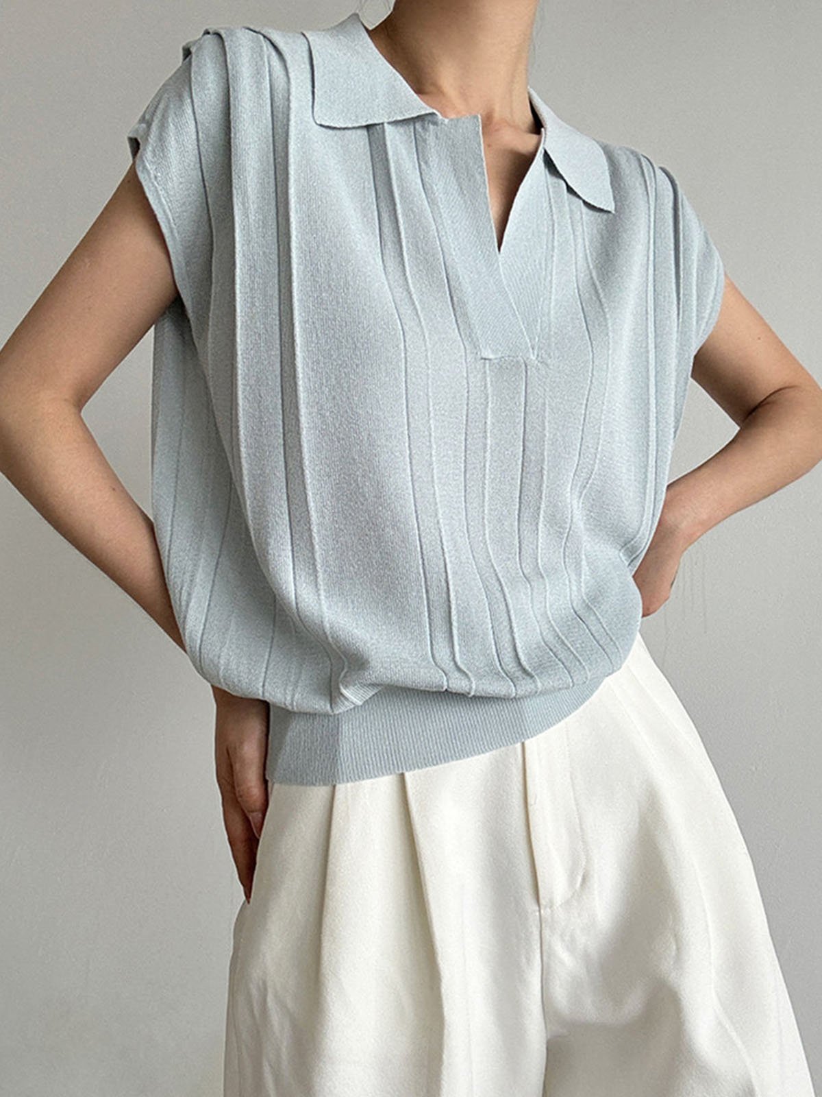 Daily  Polo Collar Casual Short Sleeve Shirt