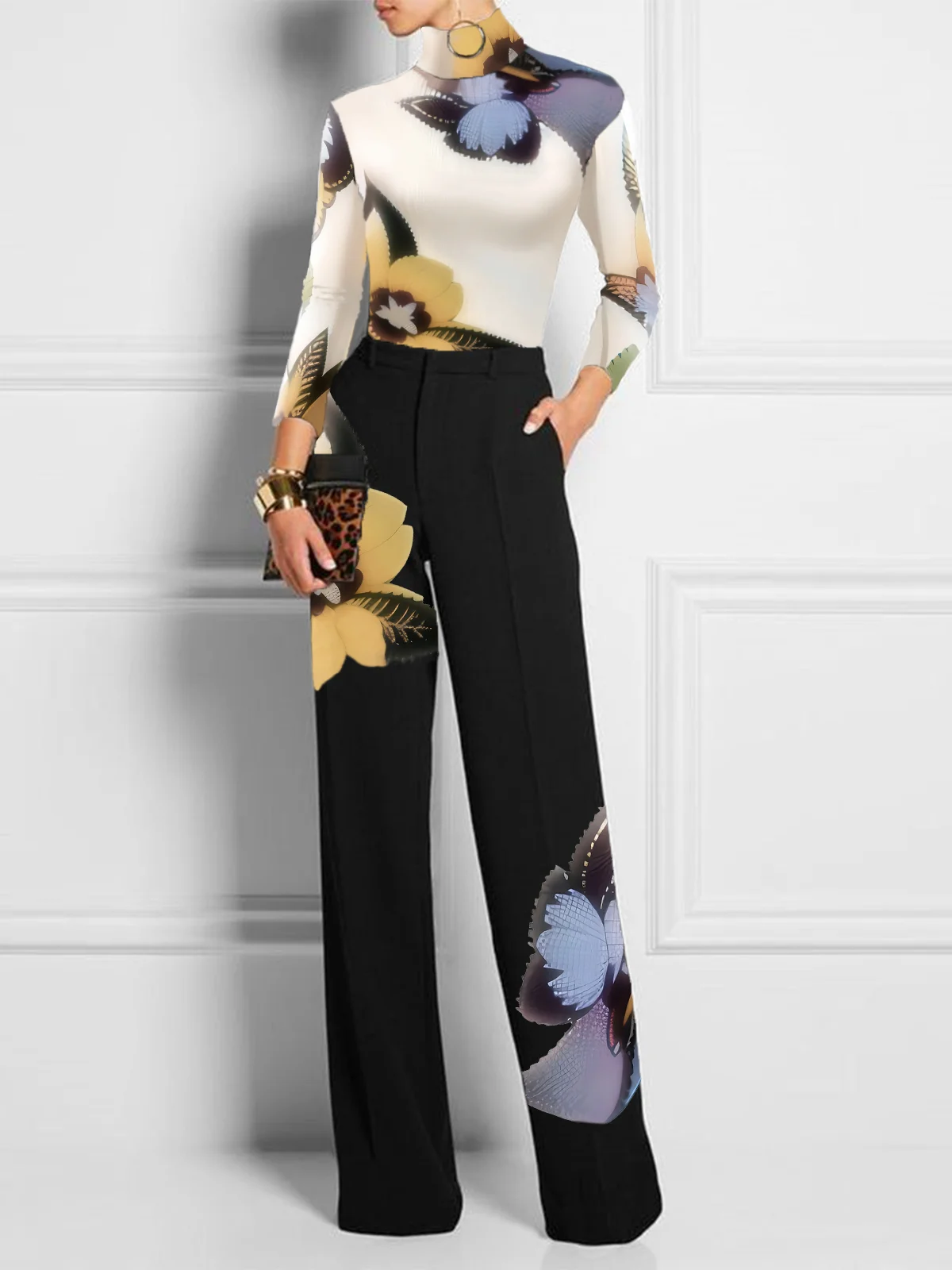 Floral Urban Fashion Pants
