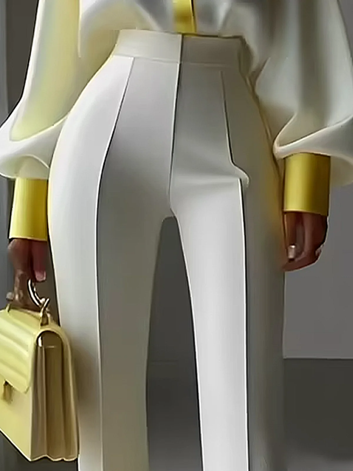 Urban Plain Straight Pants with Pockets