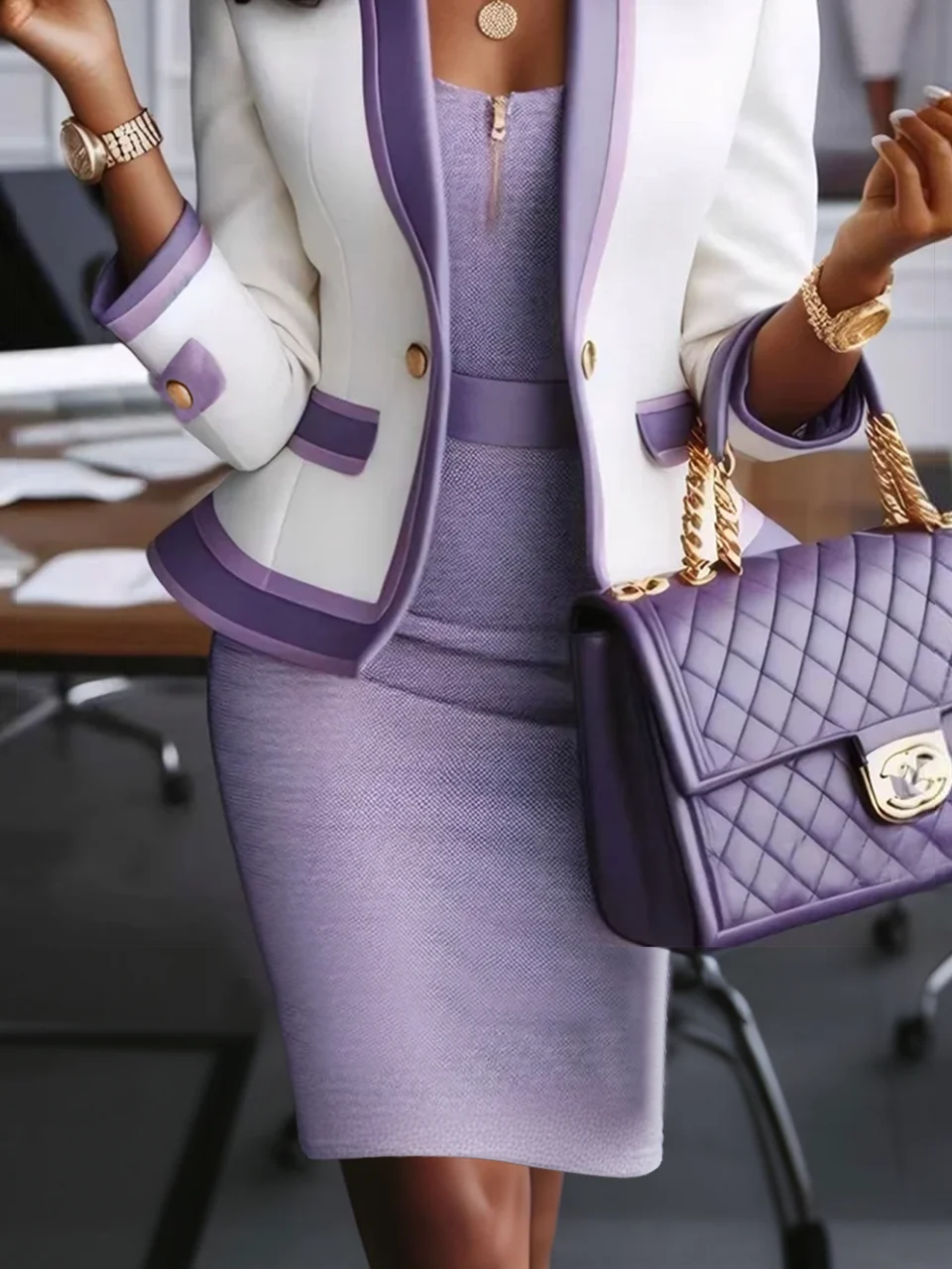 Urban Zipper Square Neck Sleeveless Midi Dress