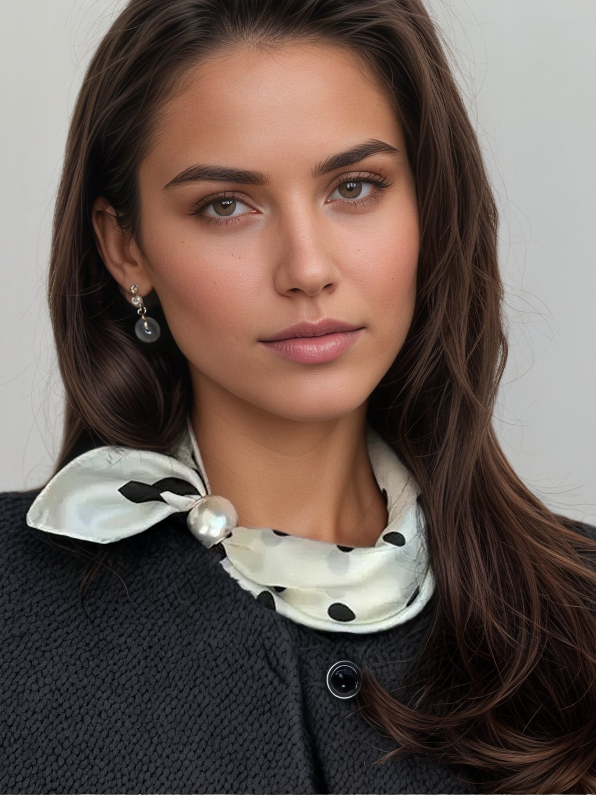 Urban Geometric  Silk Scarf