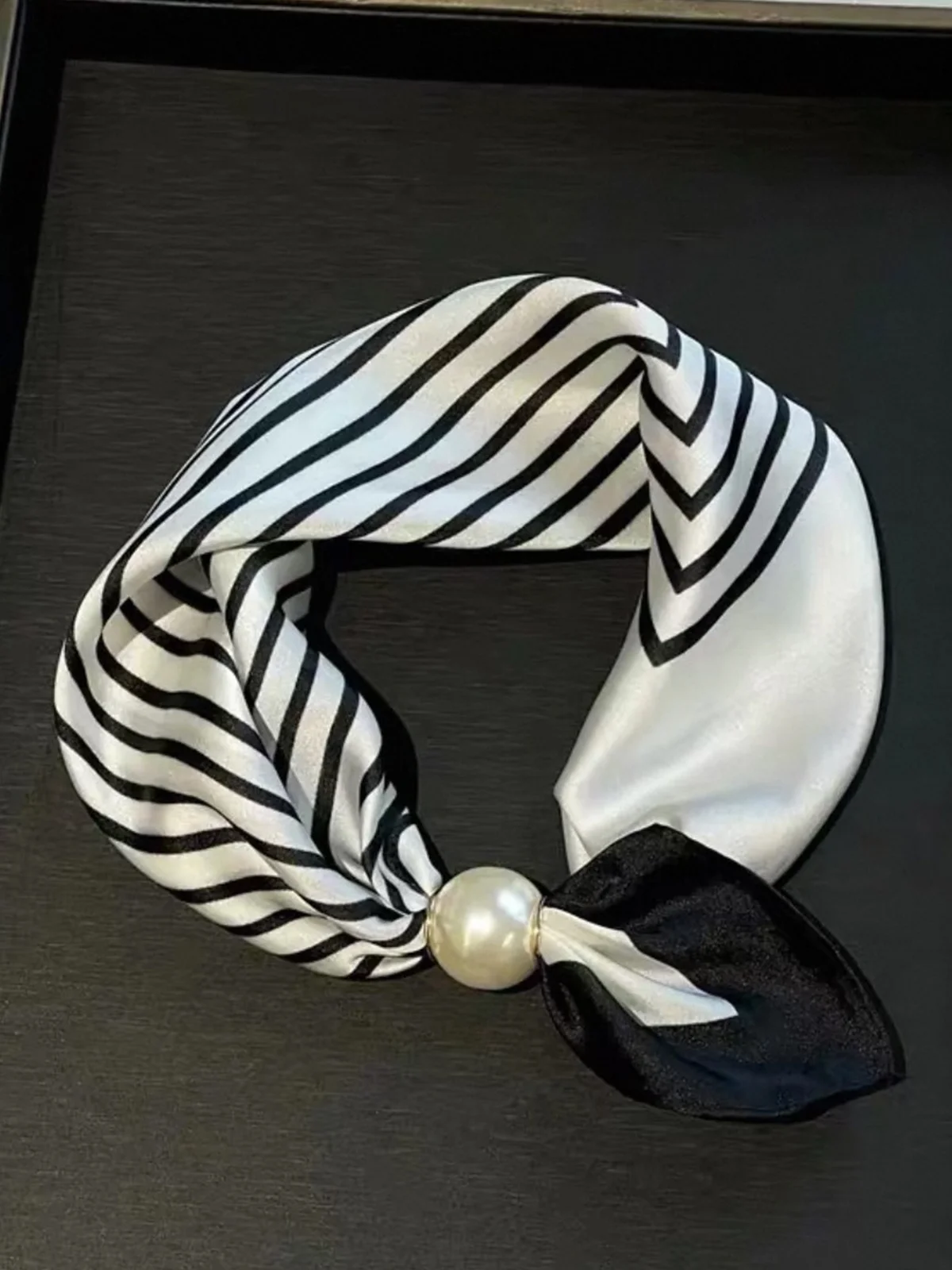 Urban Geometric  Silk Scarf