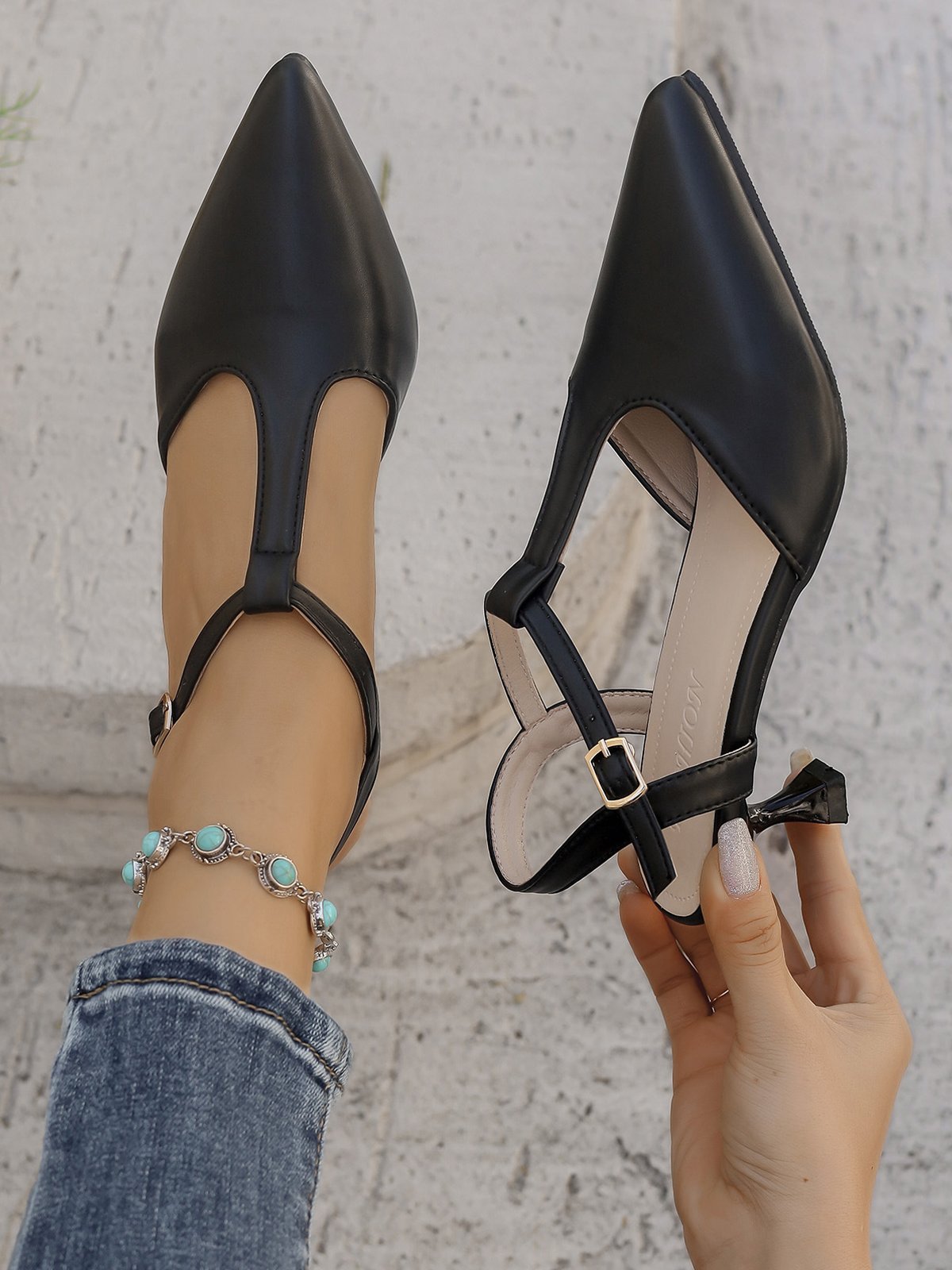 Spool Heel All Season Urban Pu Flat