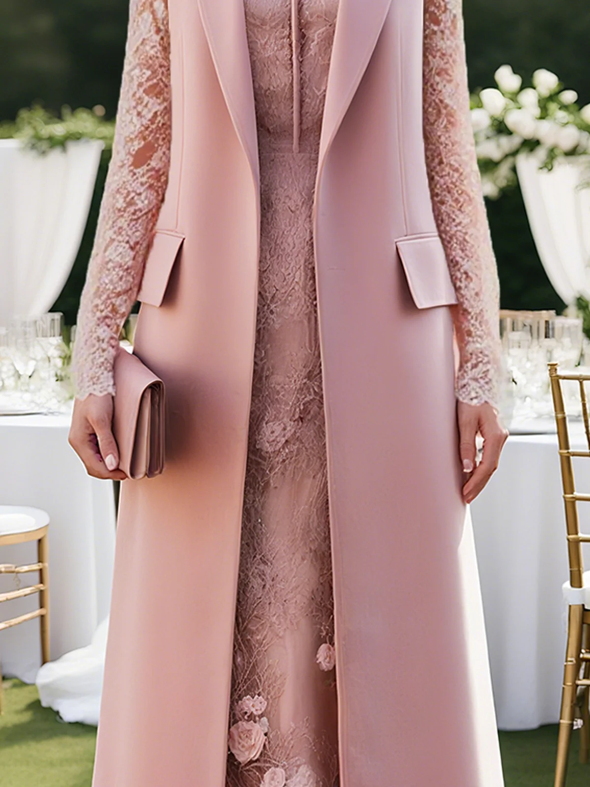 Urban Plain Lapel Collar Vest