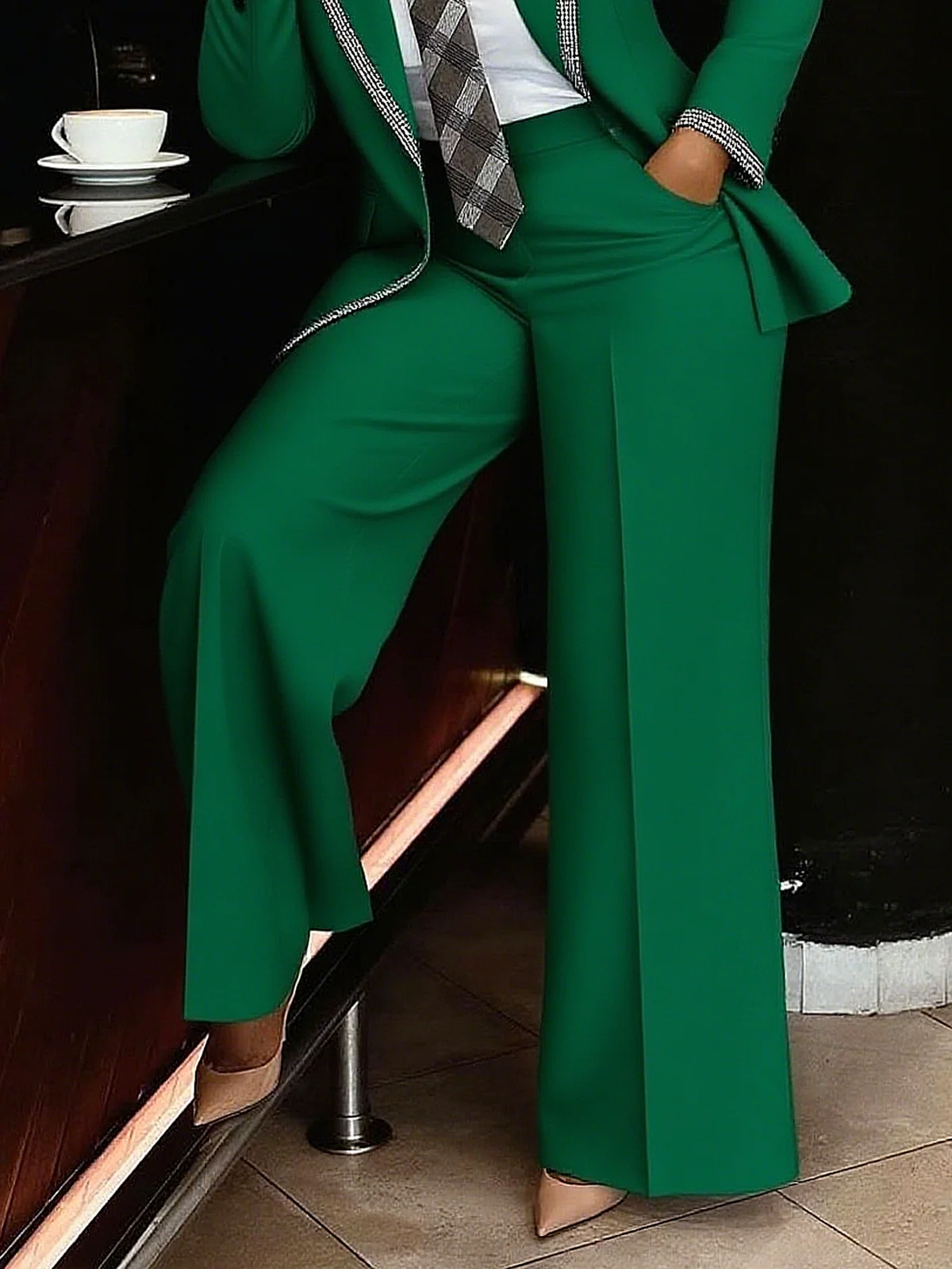 Urban Plain Straight Pants