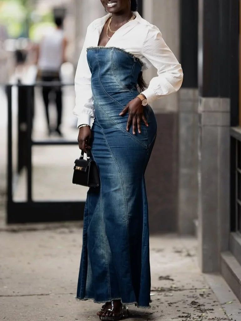 Cotton Urban Plain Buttoned Shirt