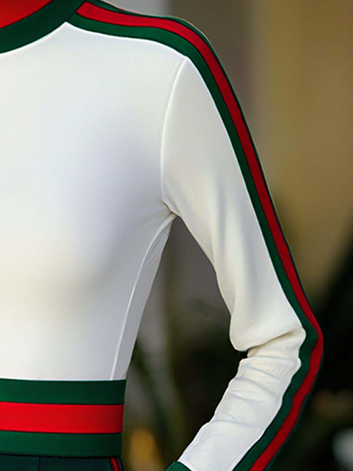 Urban Color Block Turtleneck T-shirt