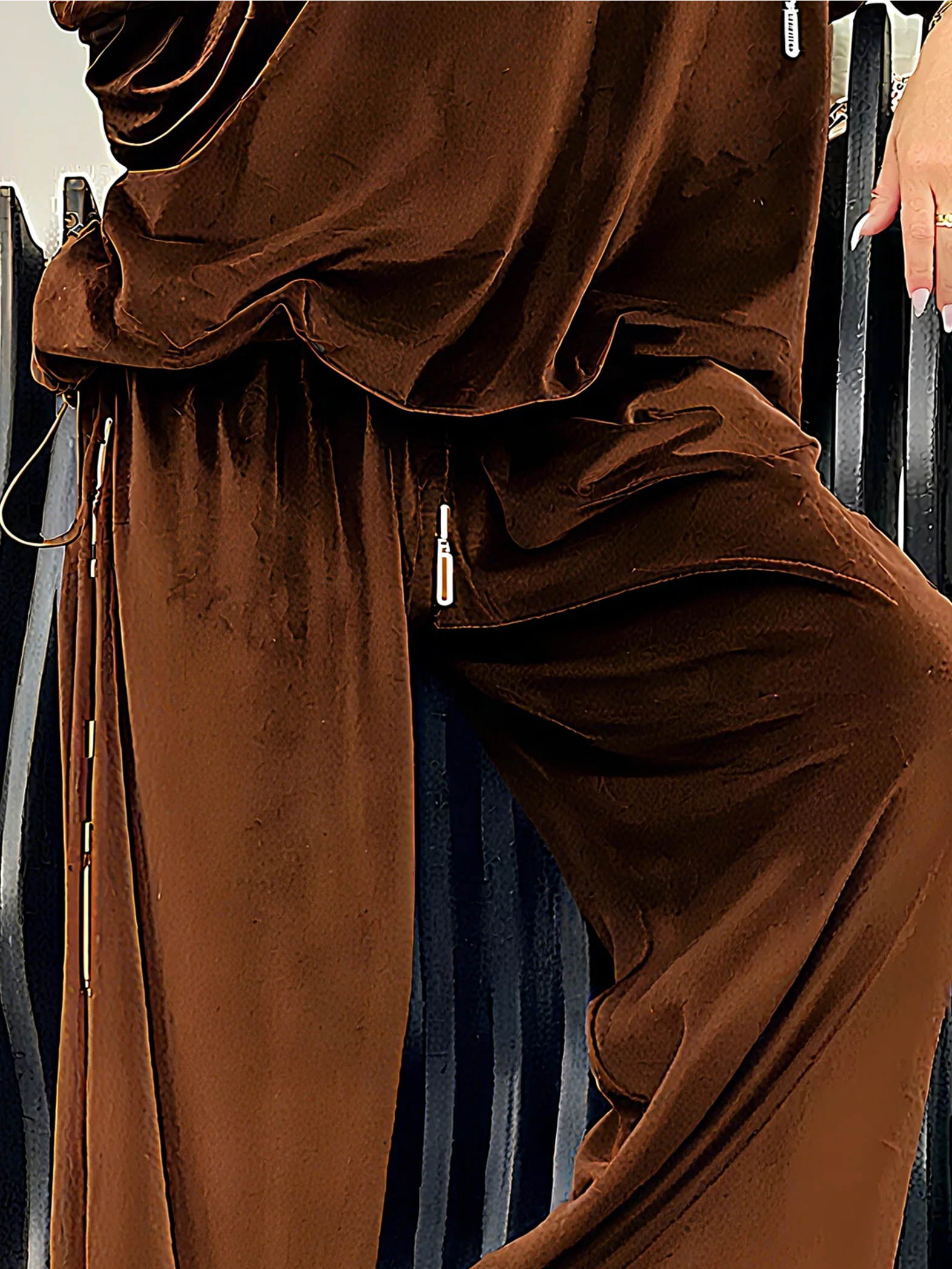 Urban Plain Wide Leg Pants