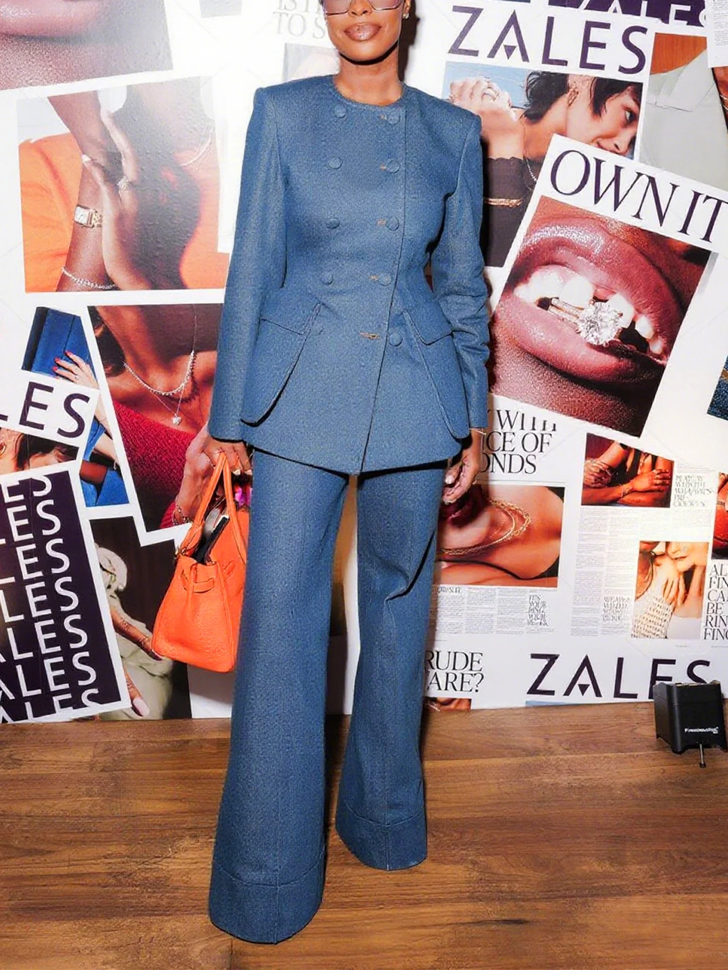 Urban Denim Plain Buttoned Jeans