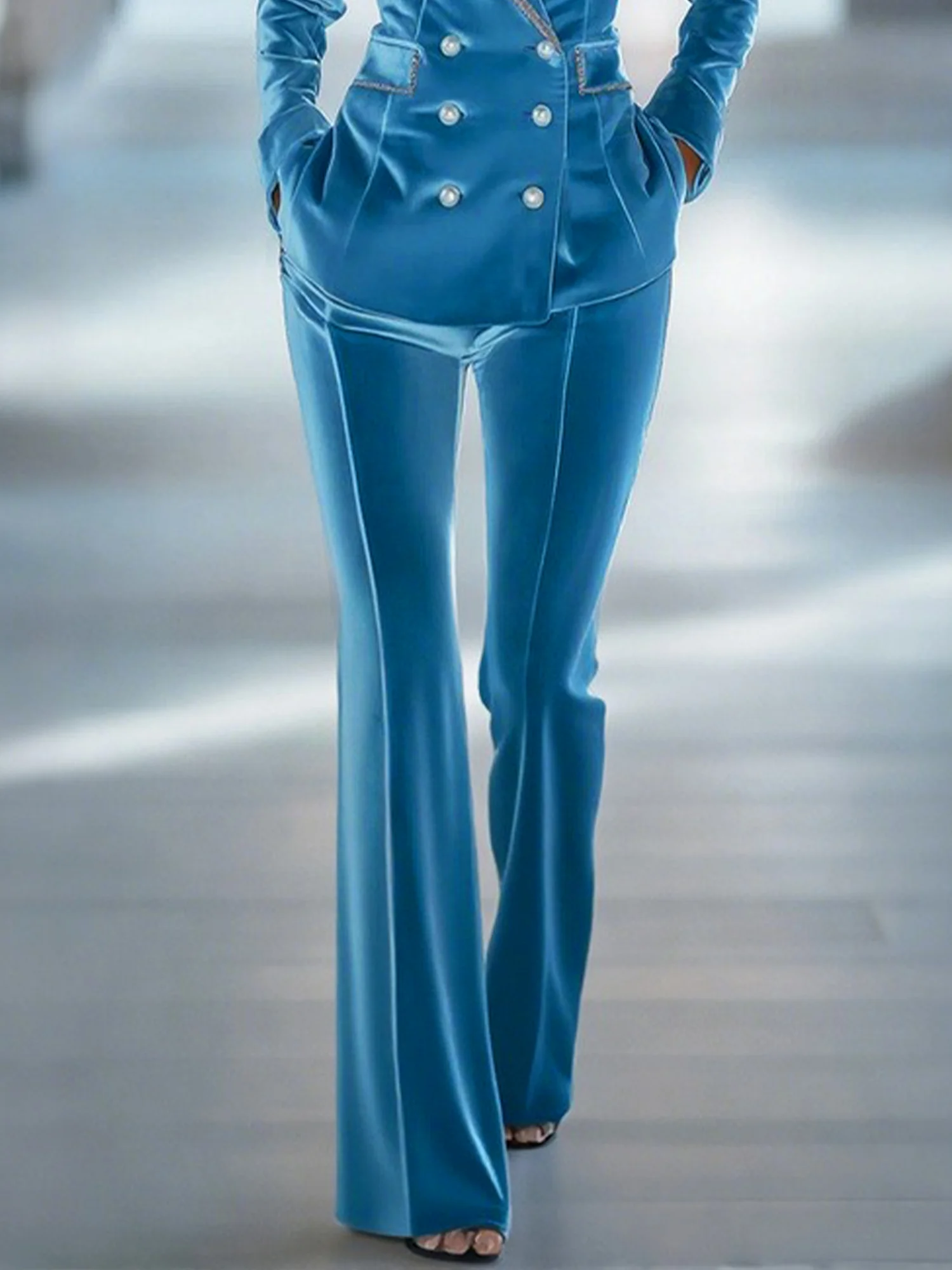 Urban Velvet Flare Pants