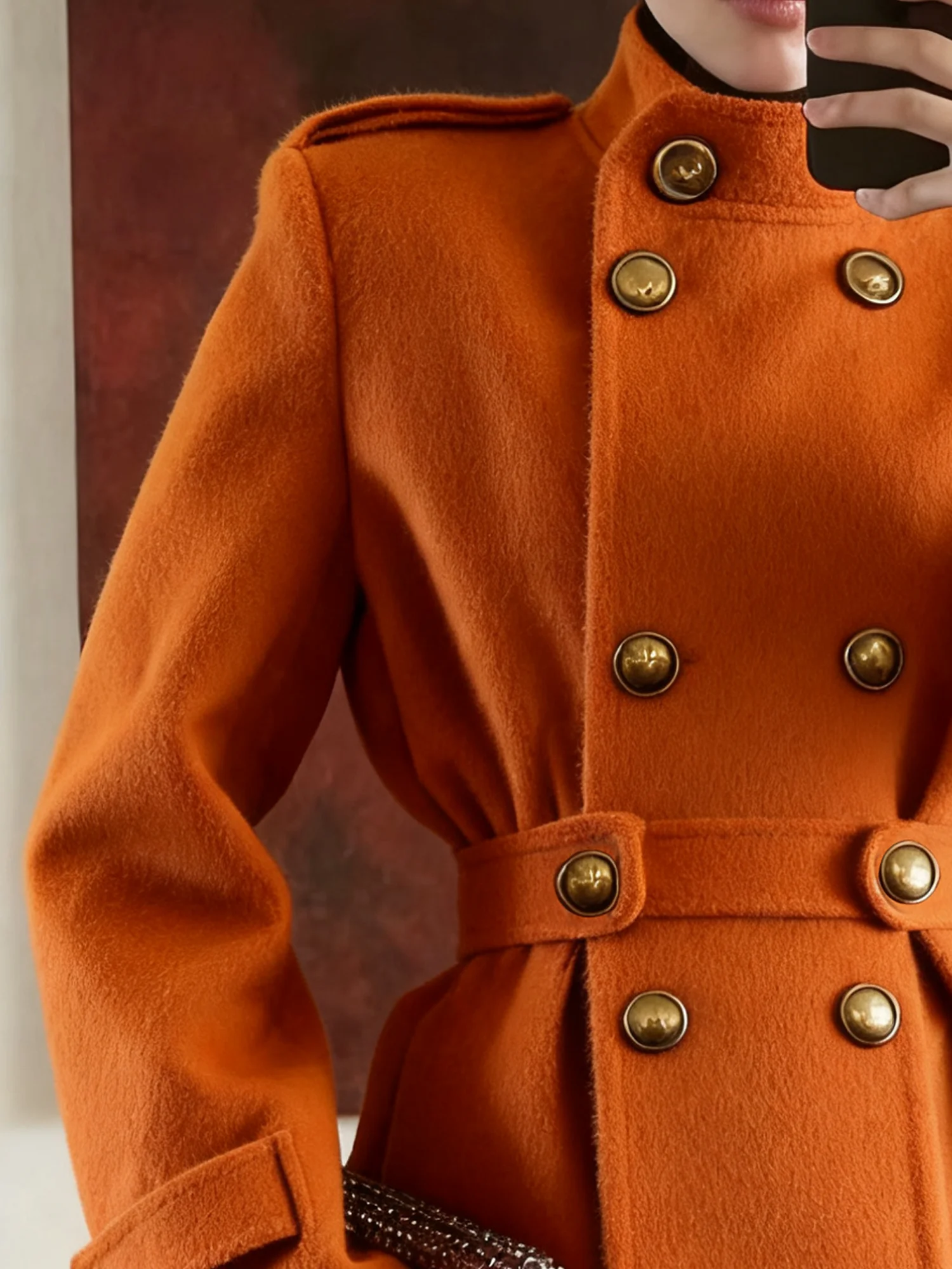 Urban Plain Stand Collar Jacket