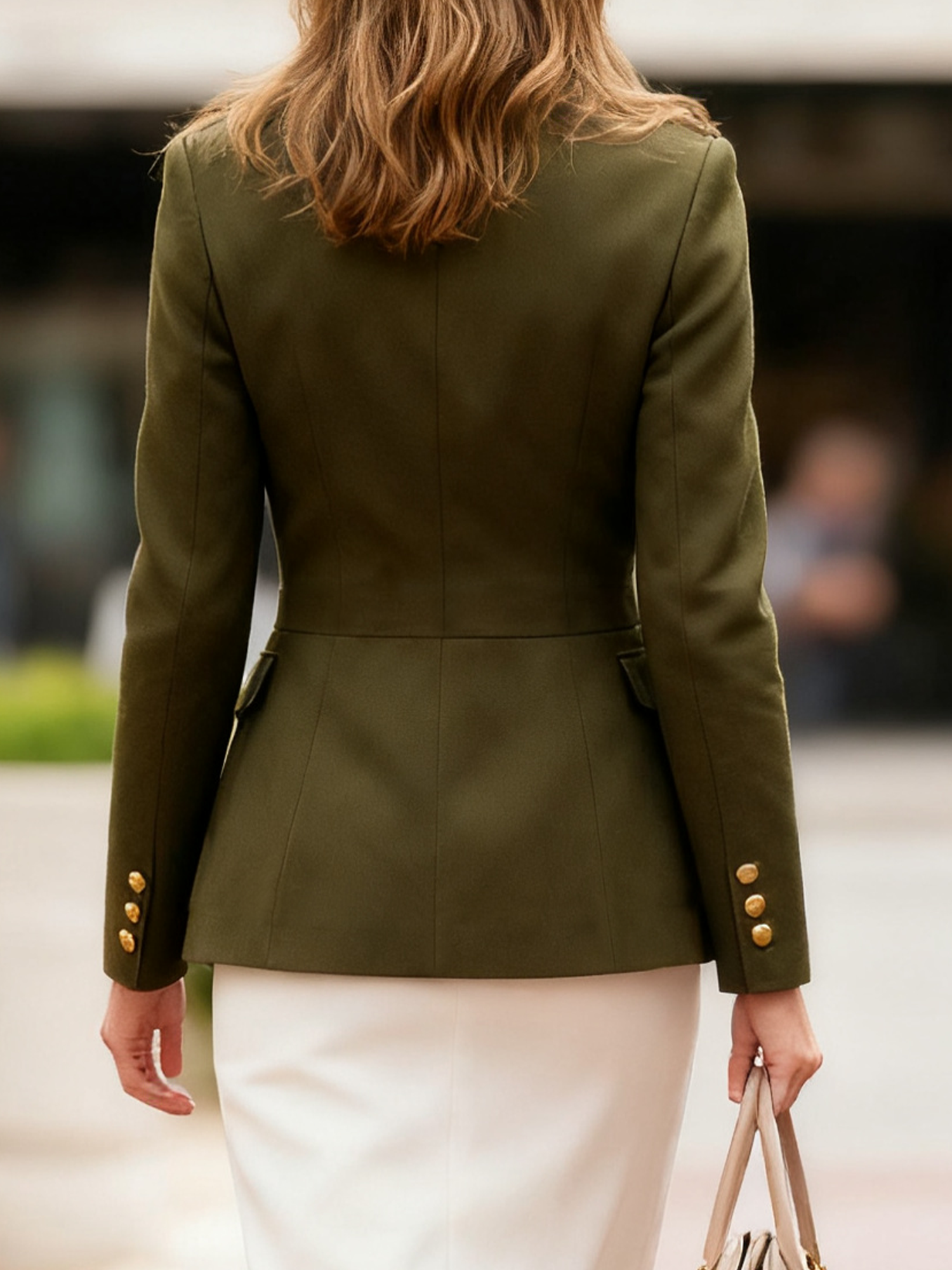 Urban Plain Stand Collar Jacket