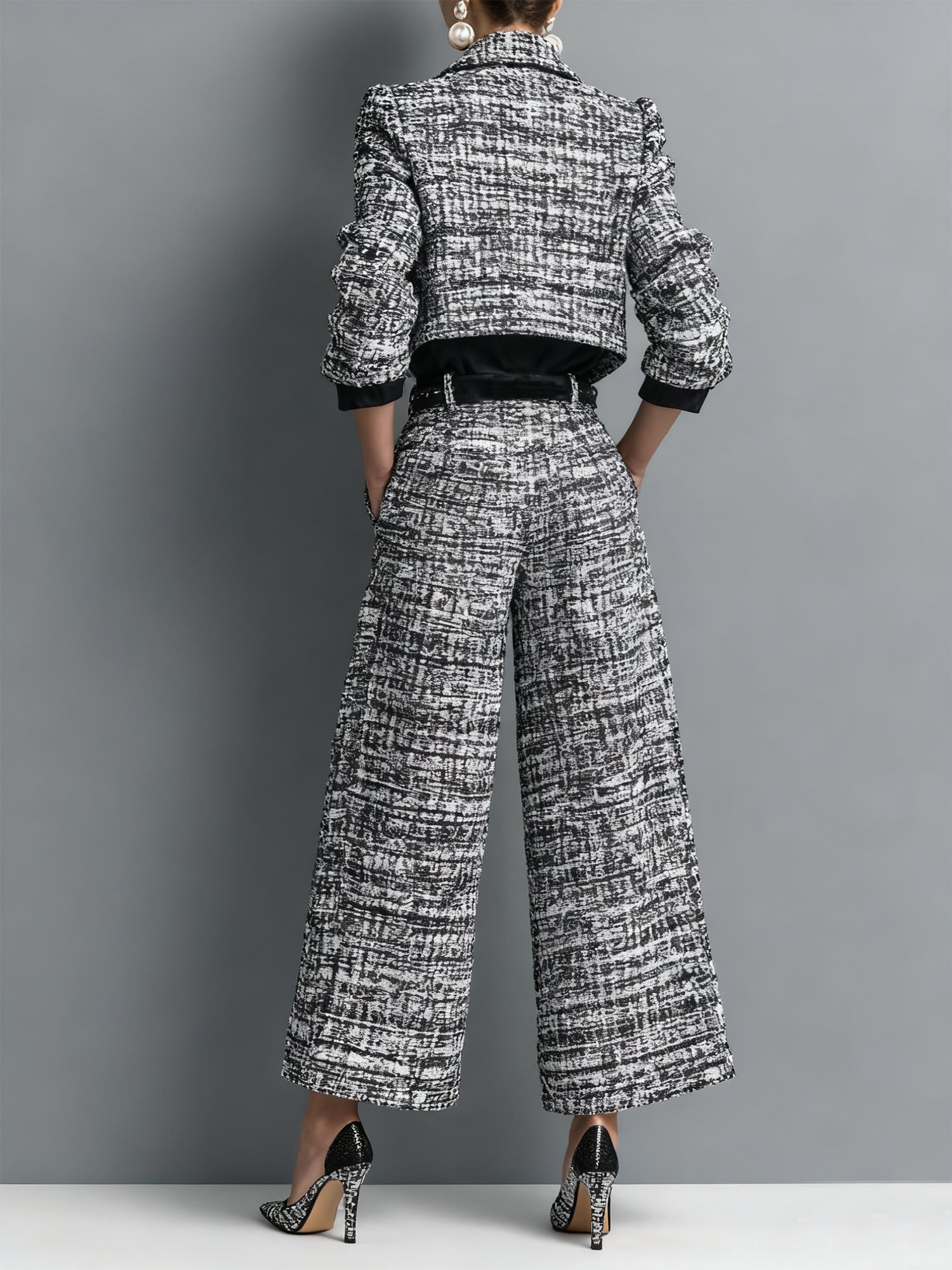 Urban Color Block Straight Pants