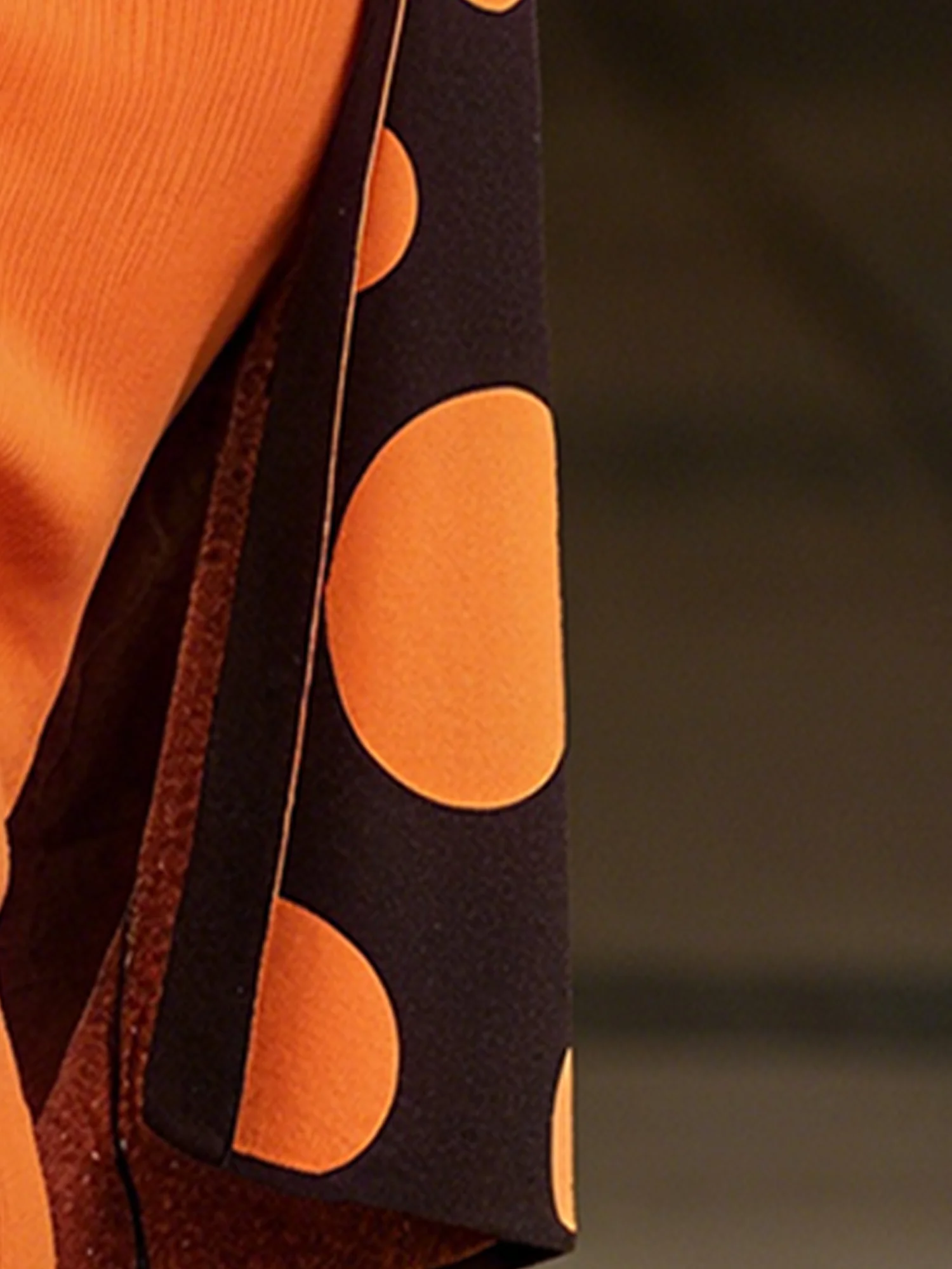 Casual Polka Dots Loosen V Neck Raglan Sleeve Sweater Cardigan