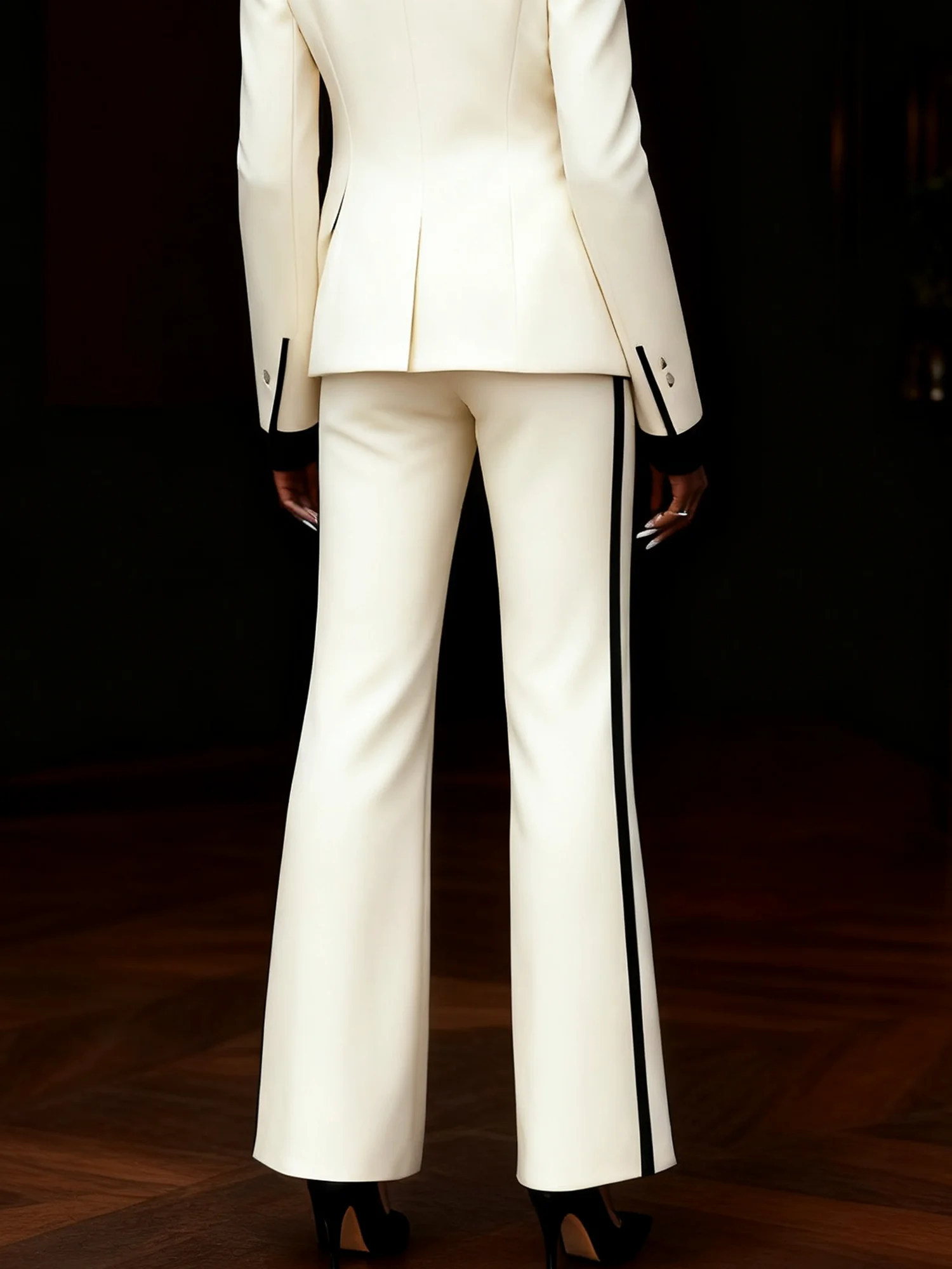 Urban Color Block Straight Pants