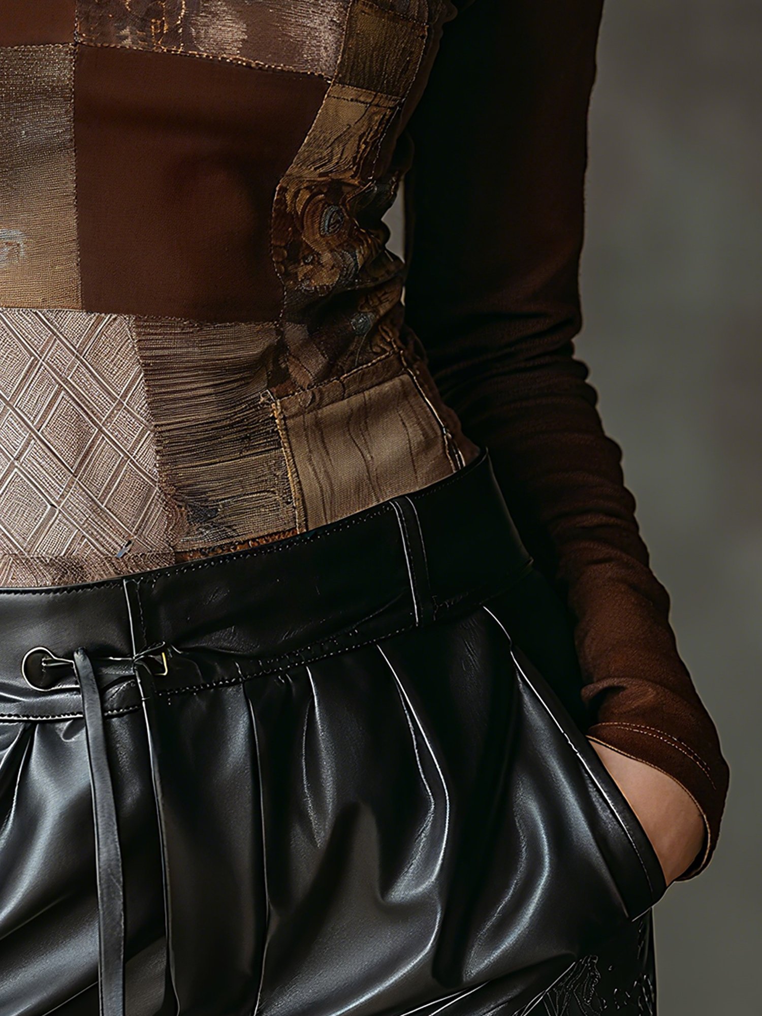 Casual Random Print Printing Crew Neck T-shirt