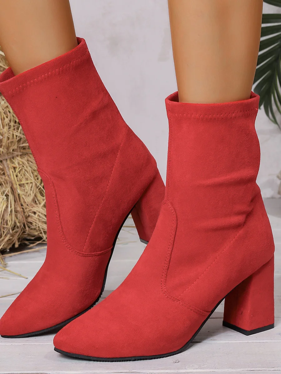 Autumn Suede Fashion Boots