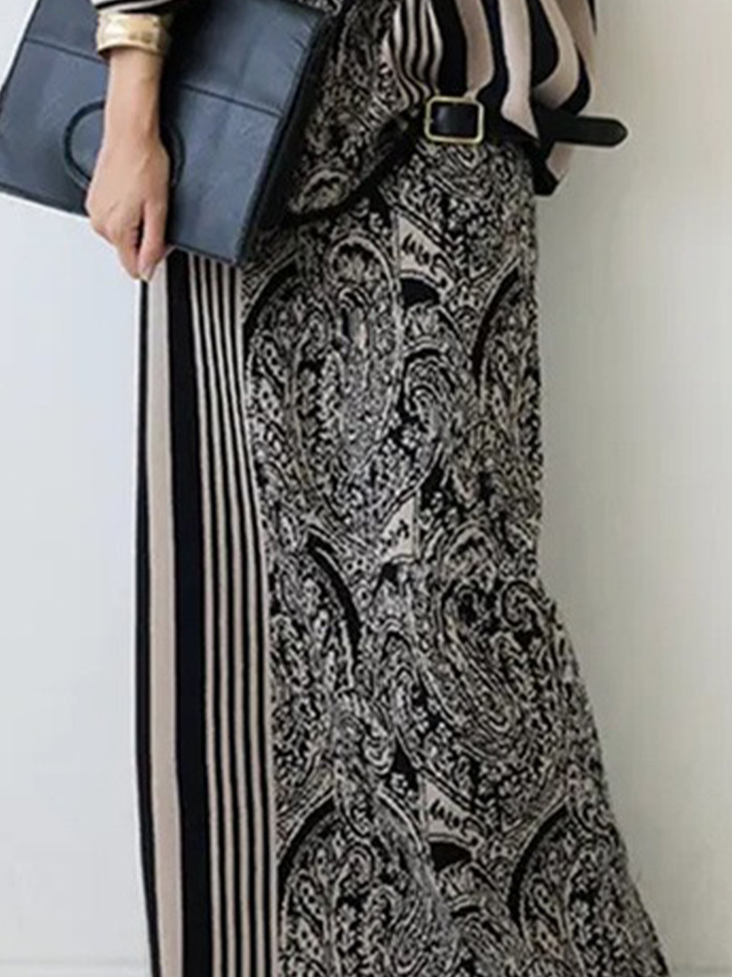Urban Printing Paisley Maxi Skirt