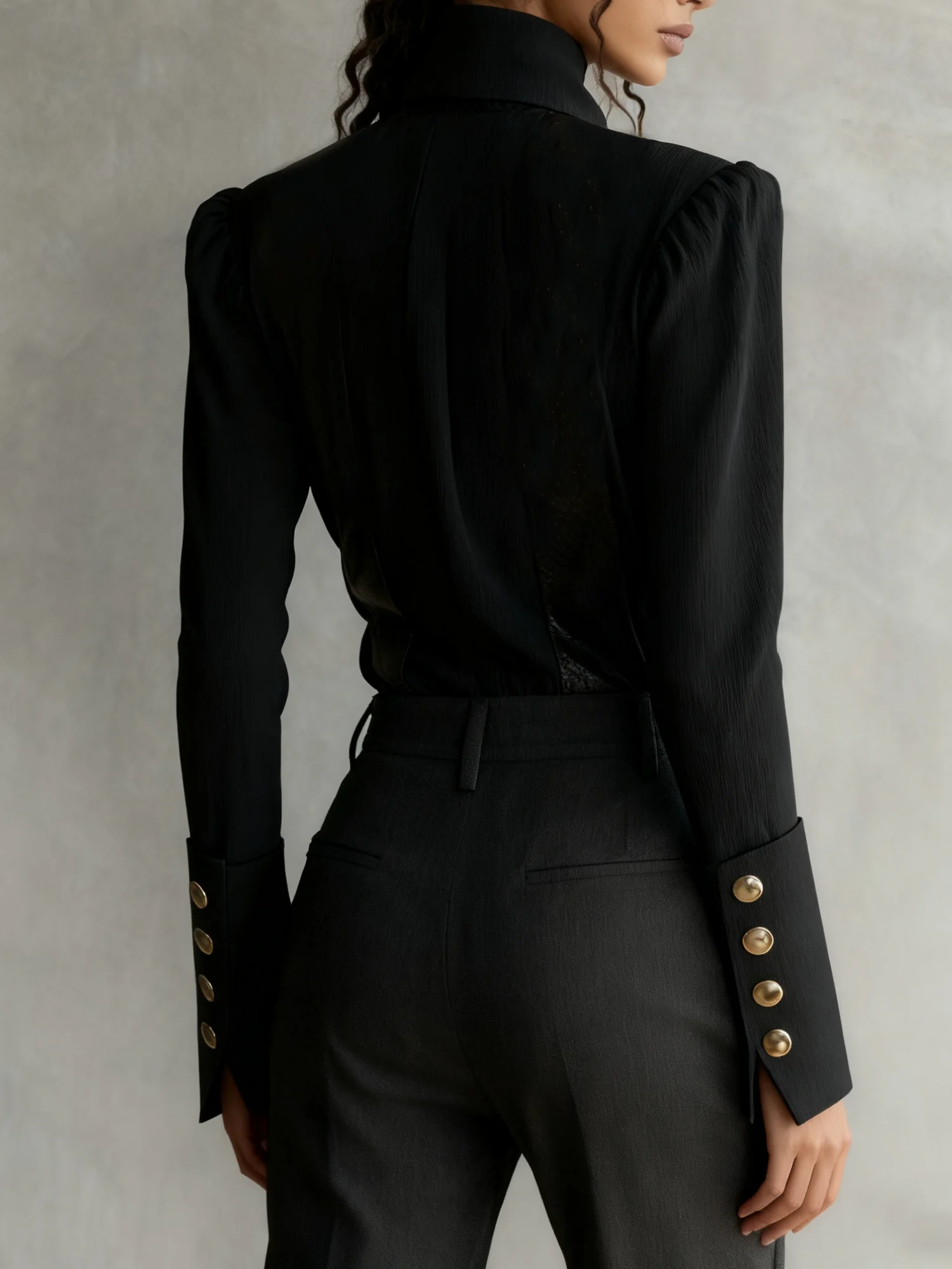 Urban Plain Shirt Collar Shirt