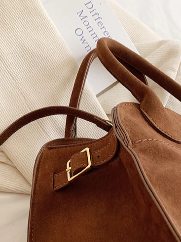 Urban Suede Plain Classic Backpack