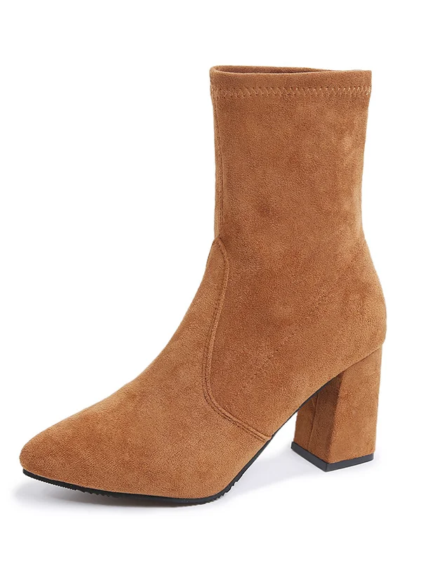 Autumn Suede Fashion Boots