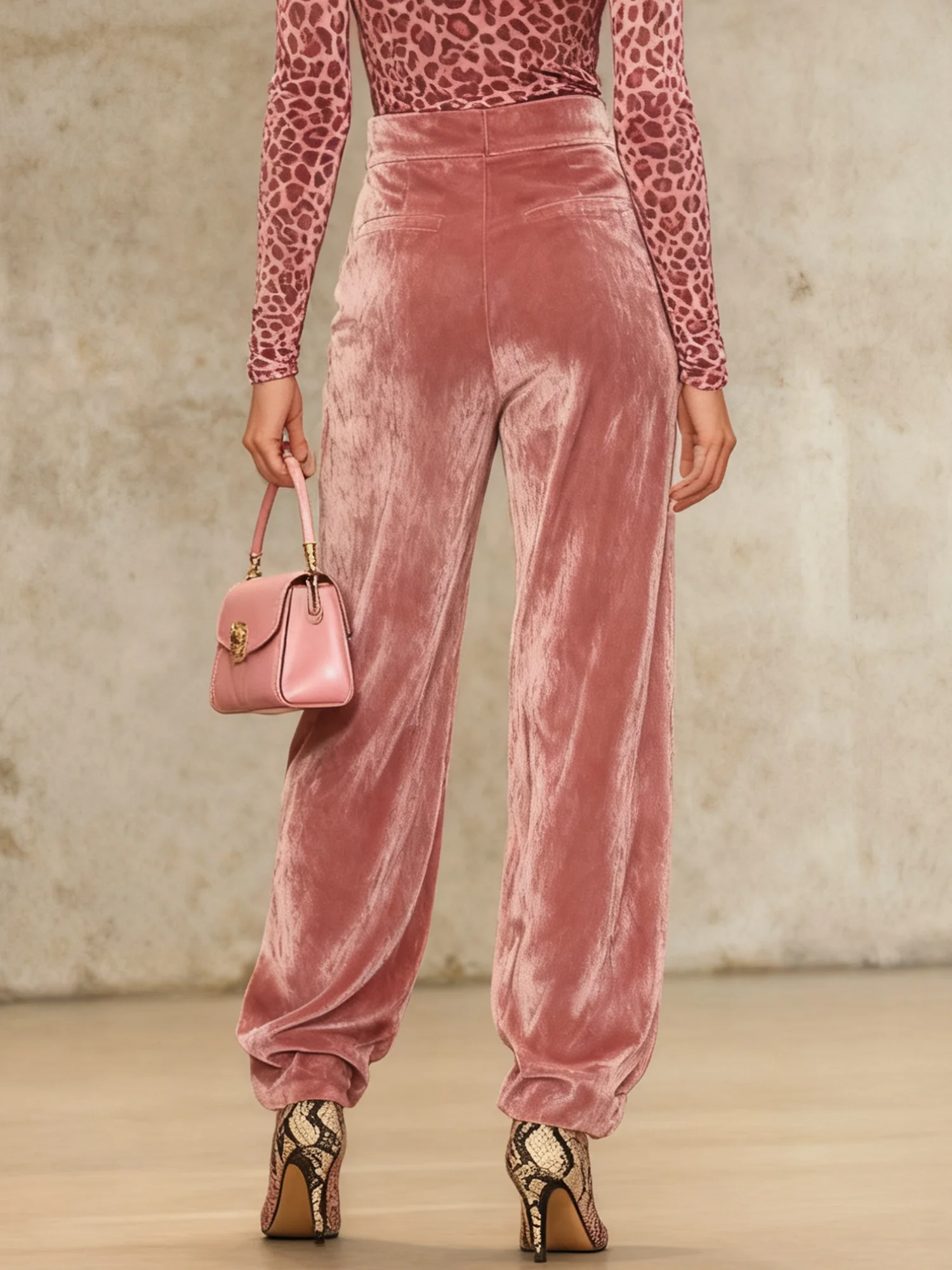 Urban Plain Straight Pants