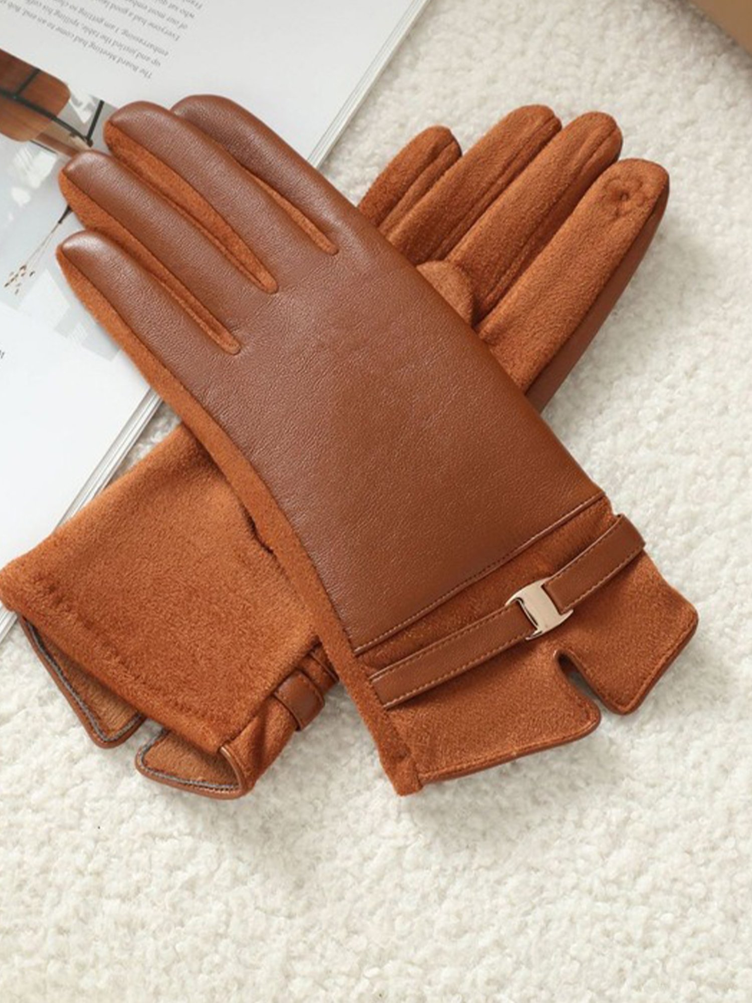 Plain Pu Urban Gloves