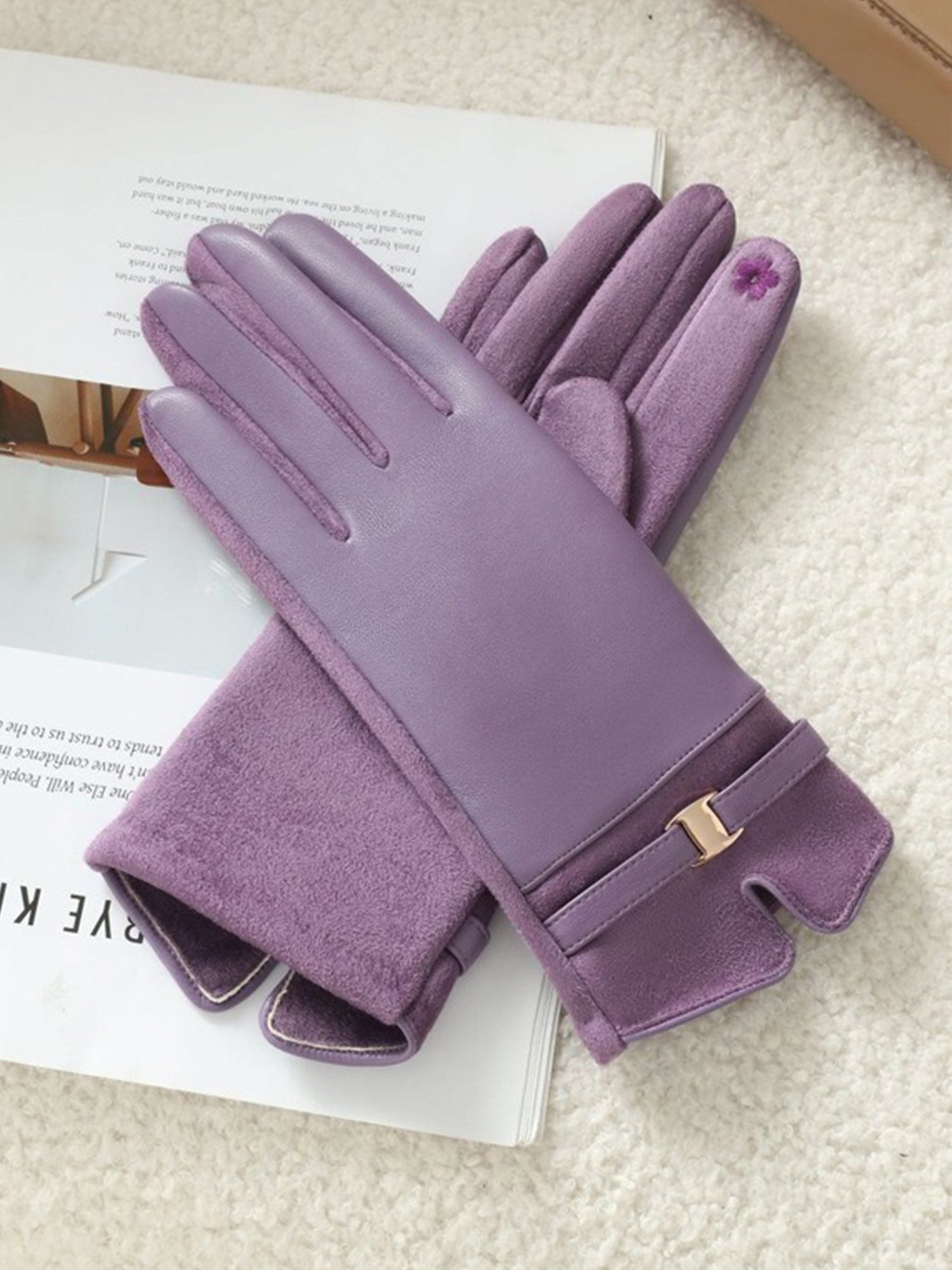 Plain Pu Urban Gloves