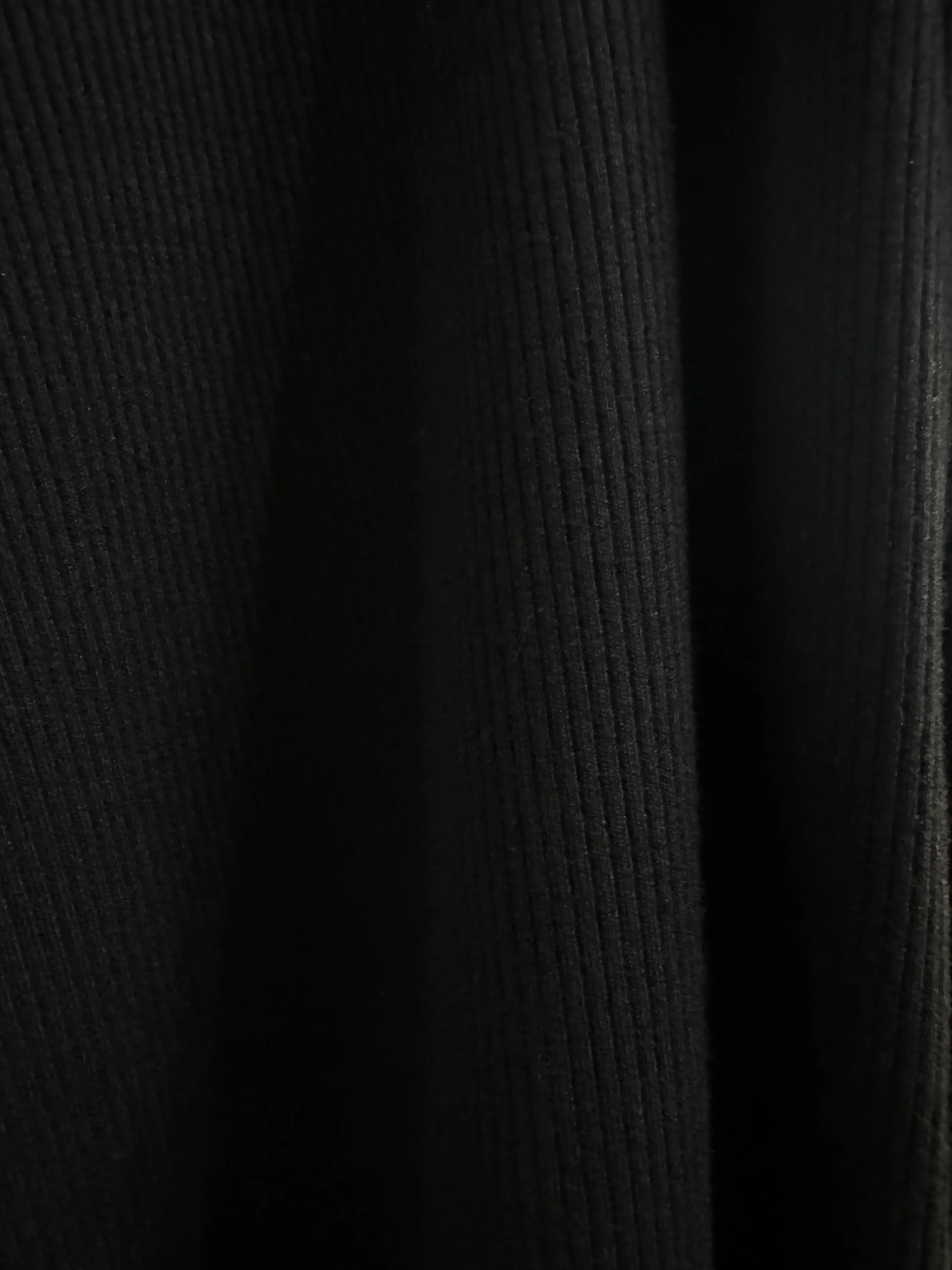 Jersey Urban Plain Zipper Turtleneck T-shirt