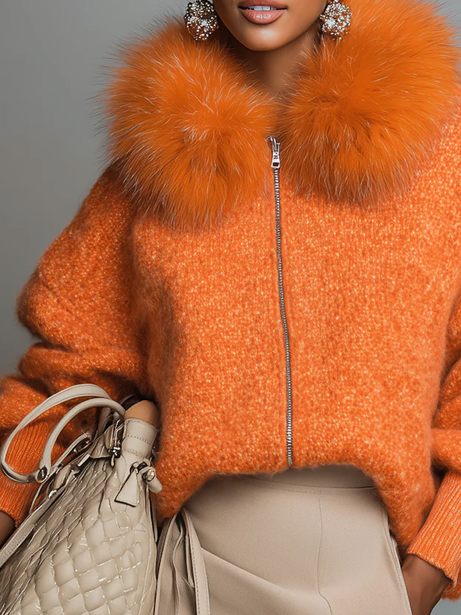 Casual Plain Shawl Collar Sweater Cardigan