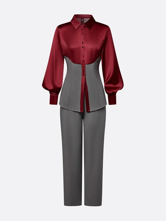 Urban Plain Straight Pants