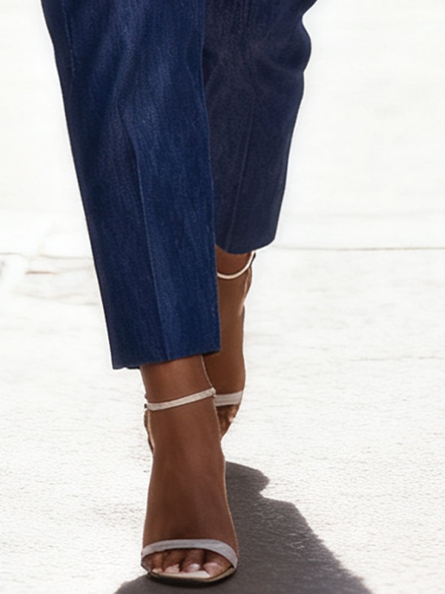 Faux Denim Urban Jeans