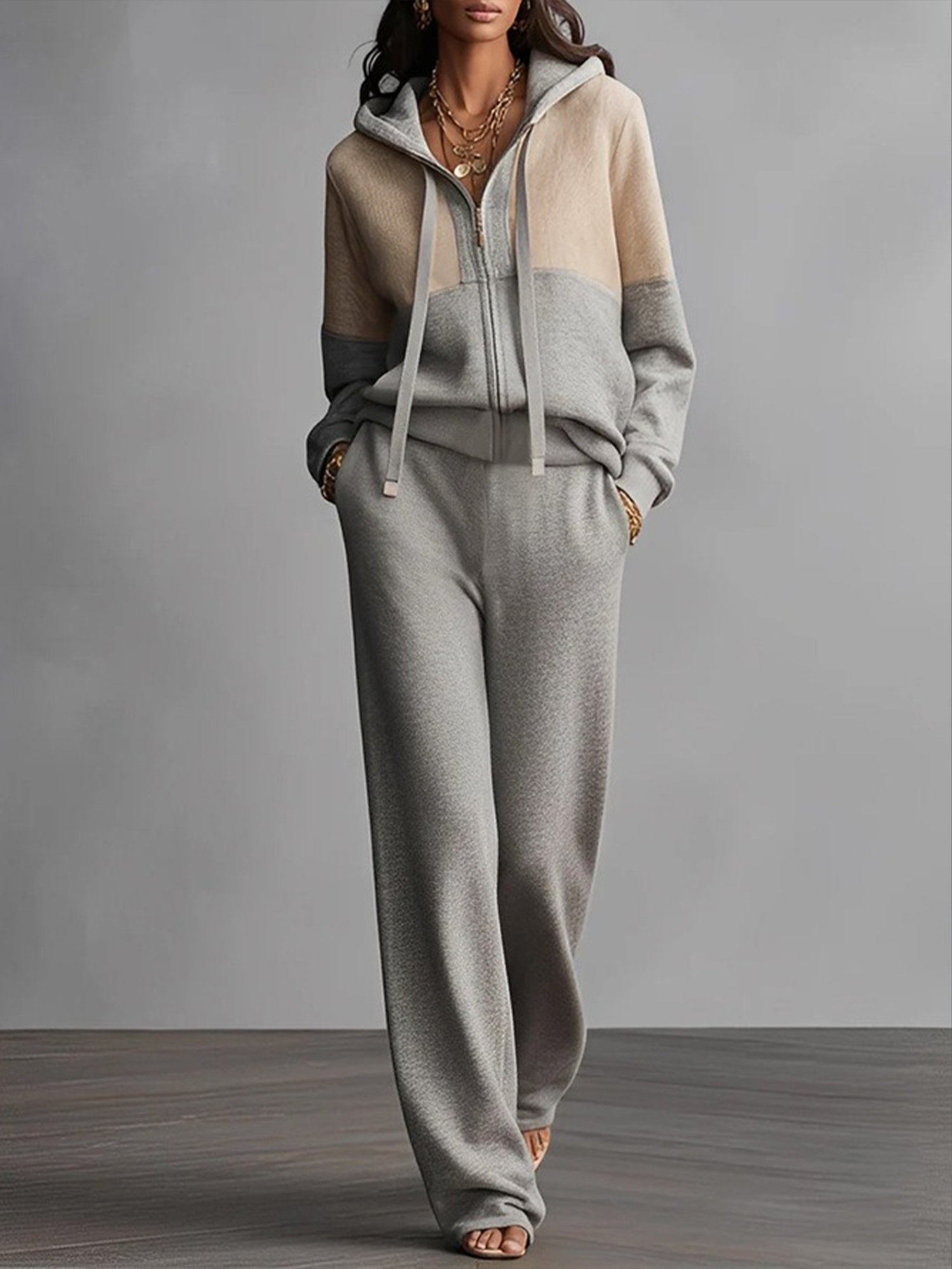 Casual Plain Straight Pants