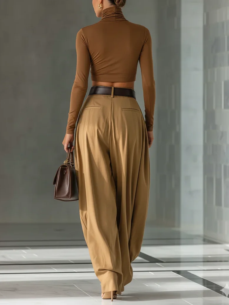 Urban Plain Turnip Pants No Belt