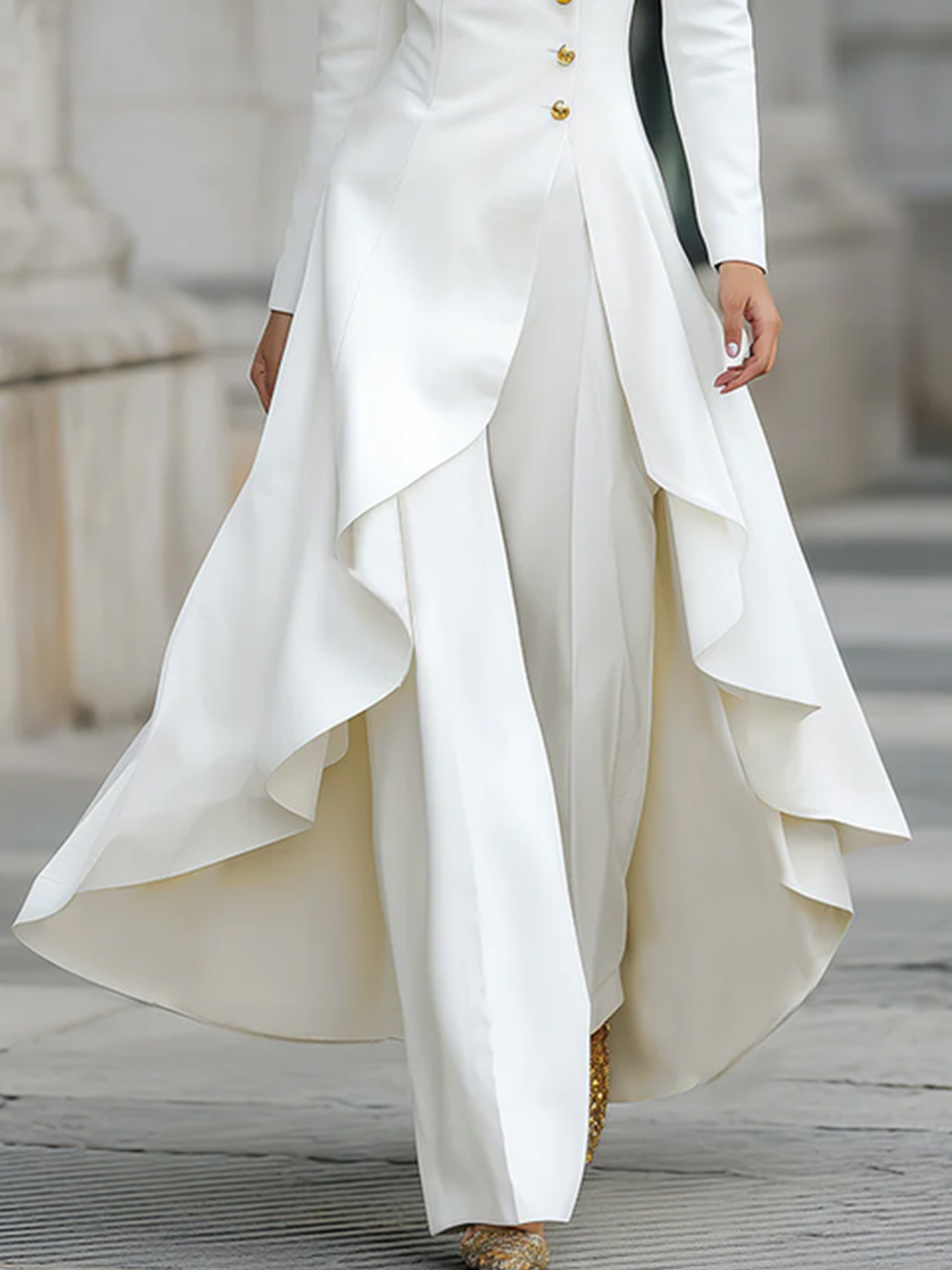 Urban Plain Pockets Straight Pants